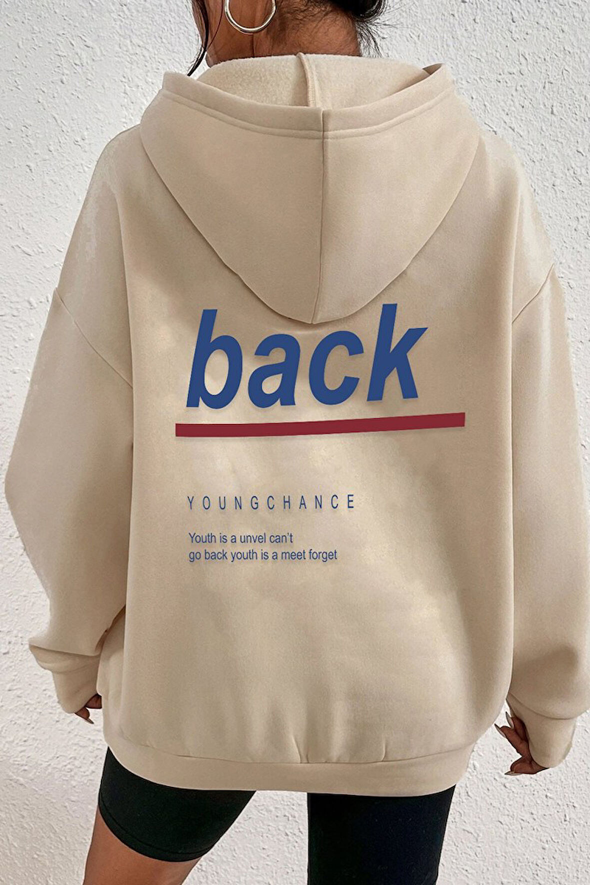 Uyguntarz Unisex Back Sırt Baskılı Sweatshirt