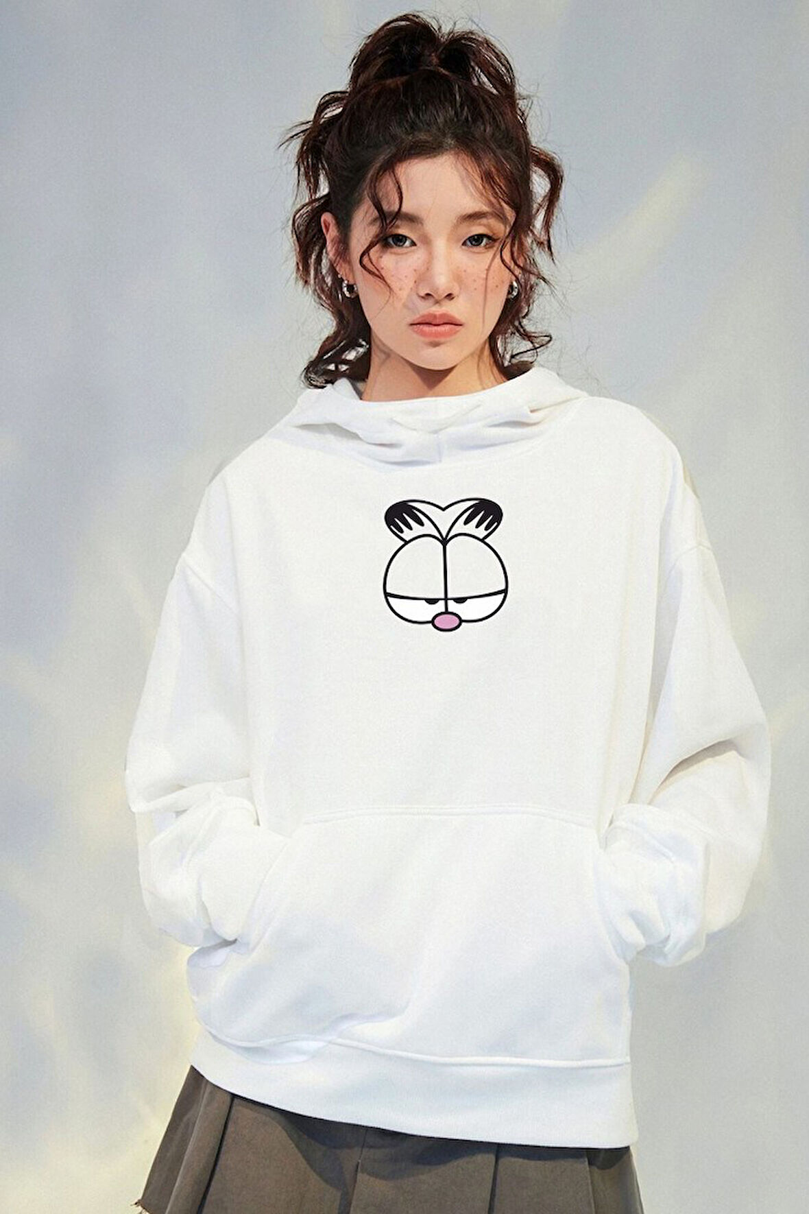 Uyguntarz Unisex Garfield Baskılı Sweatshirt