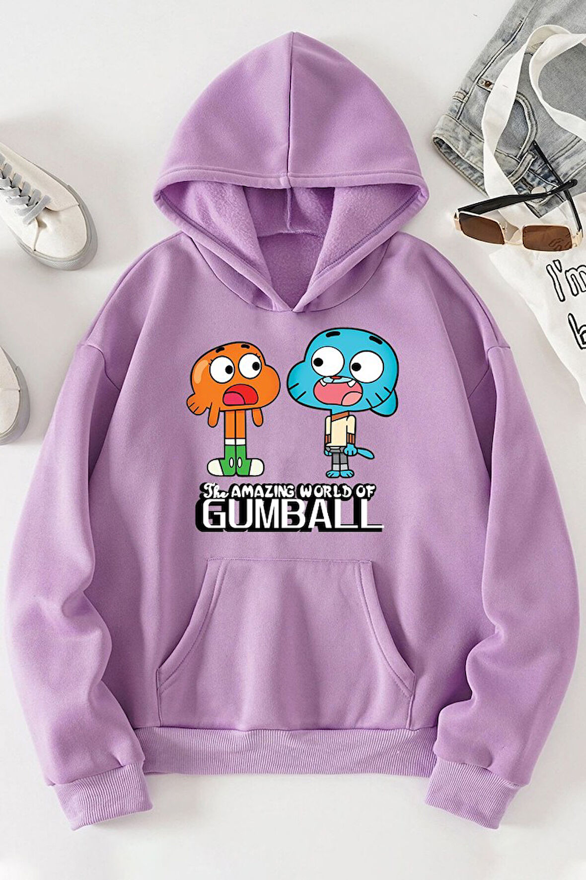 Uyguntarz Unisex Gumball Baskılı Sweatshirt