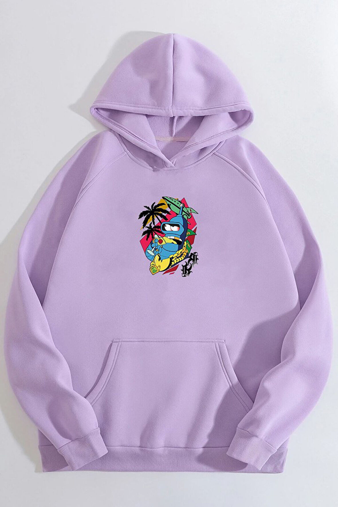 Uyguntarz Unisex Crazy Banana Baskılı Sweatshirt