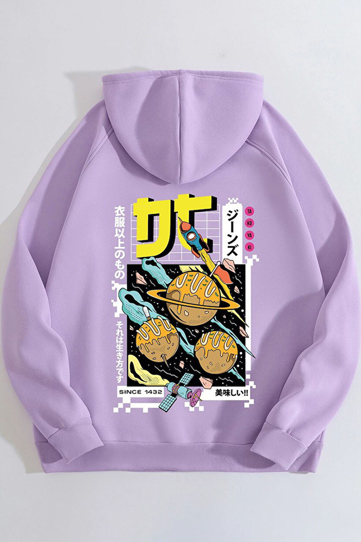 Uyguntarz Unisex Tokoyaki Baskılı Sweatshirt