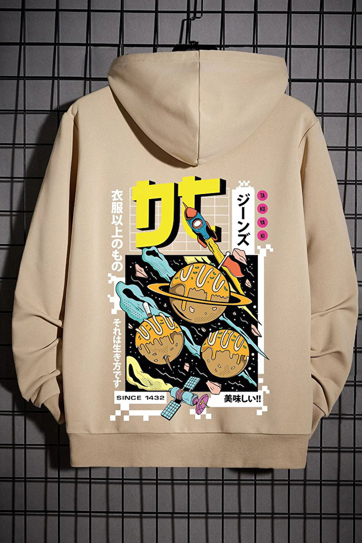 Uyguntarz Unisex Tokoyaki Baskılı Sweatshirt