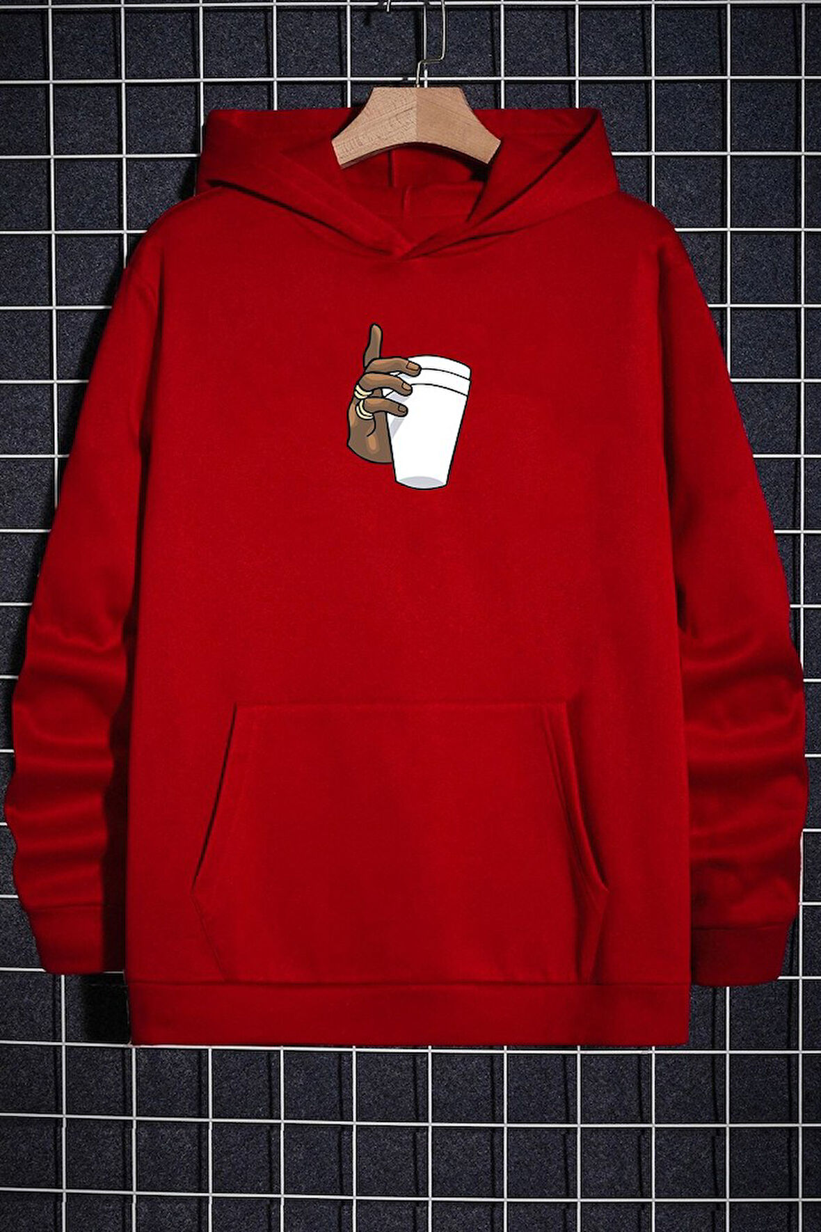 Uyguntarz Dont Tupac Coffee Baskı Sweatshirt