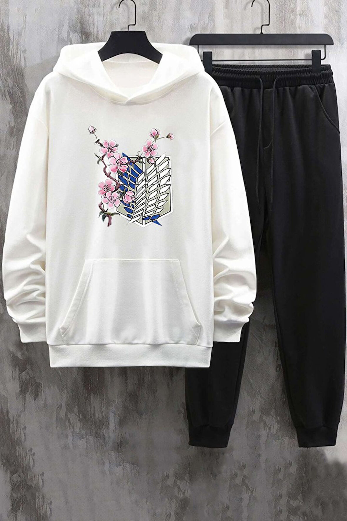 Uyguntarz Unisex Flowers Eşofman Takımı