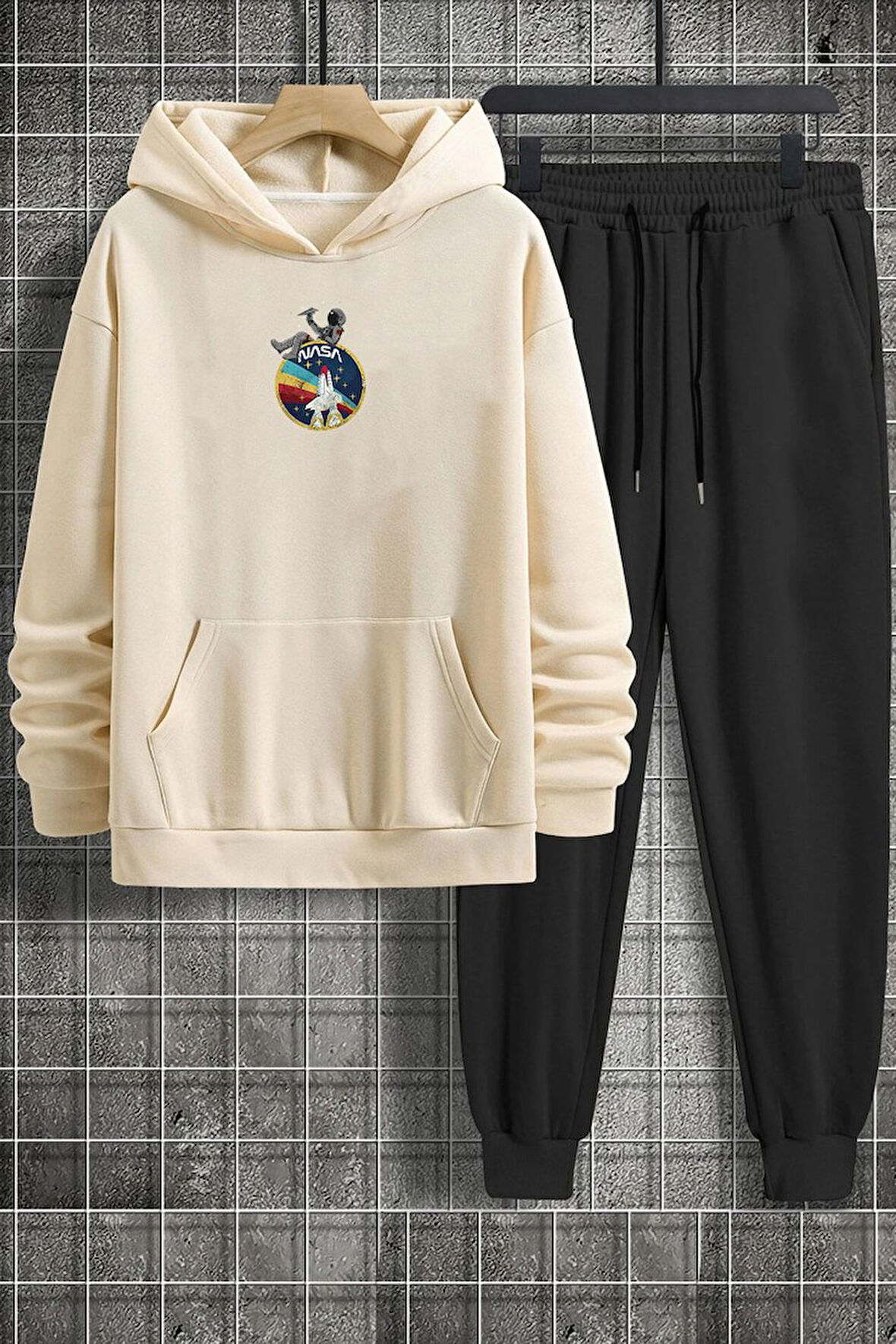 Uyguntarz Unisex Nasa Baskılı Eşofman Takımı