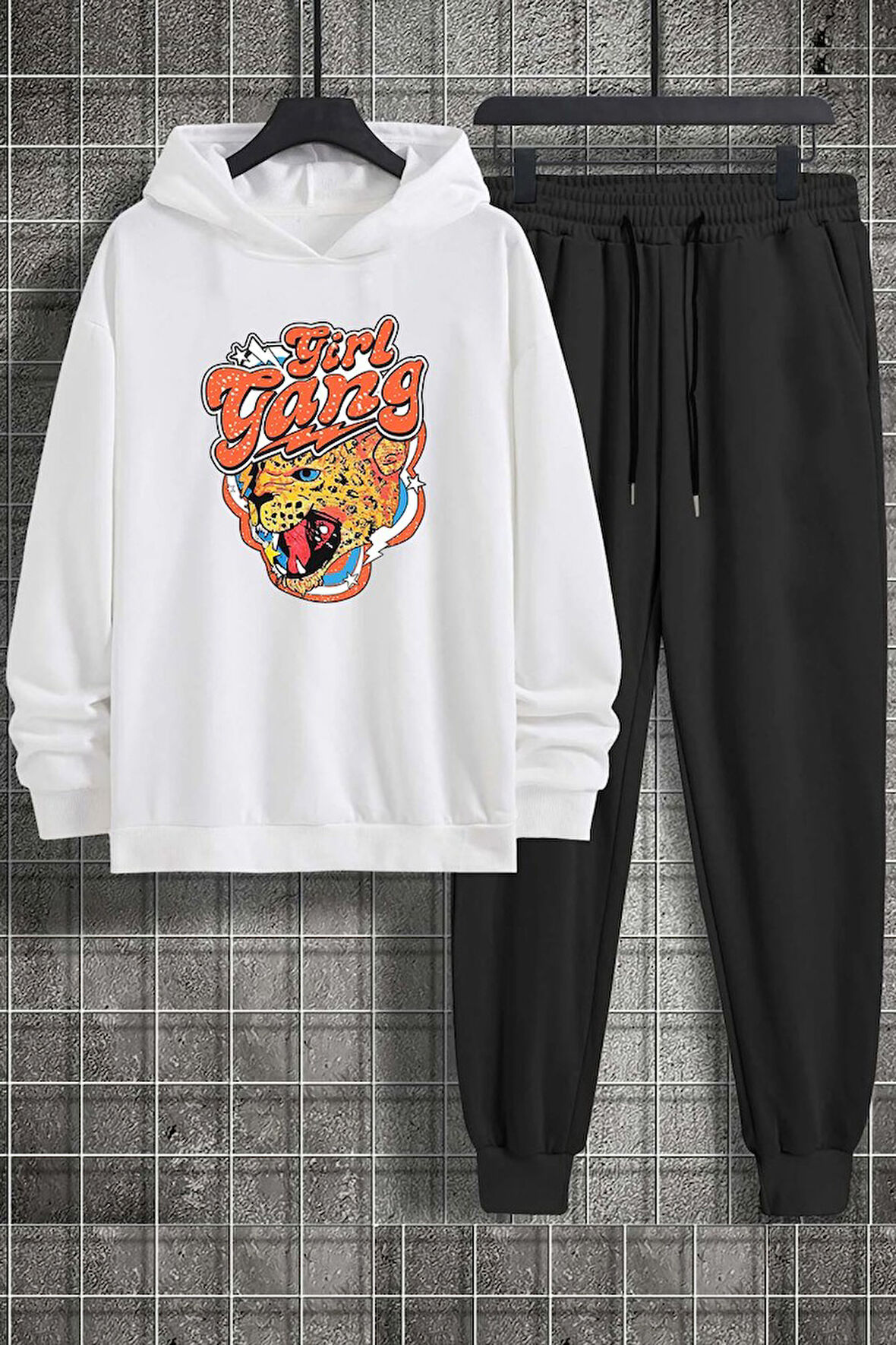 Uyguntarz Unisex Girl Gang Baskılı Eşofman Takımı
