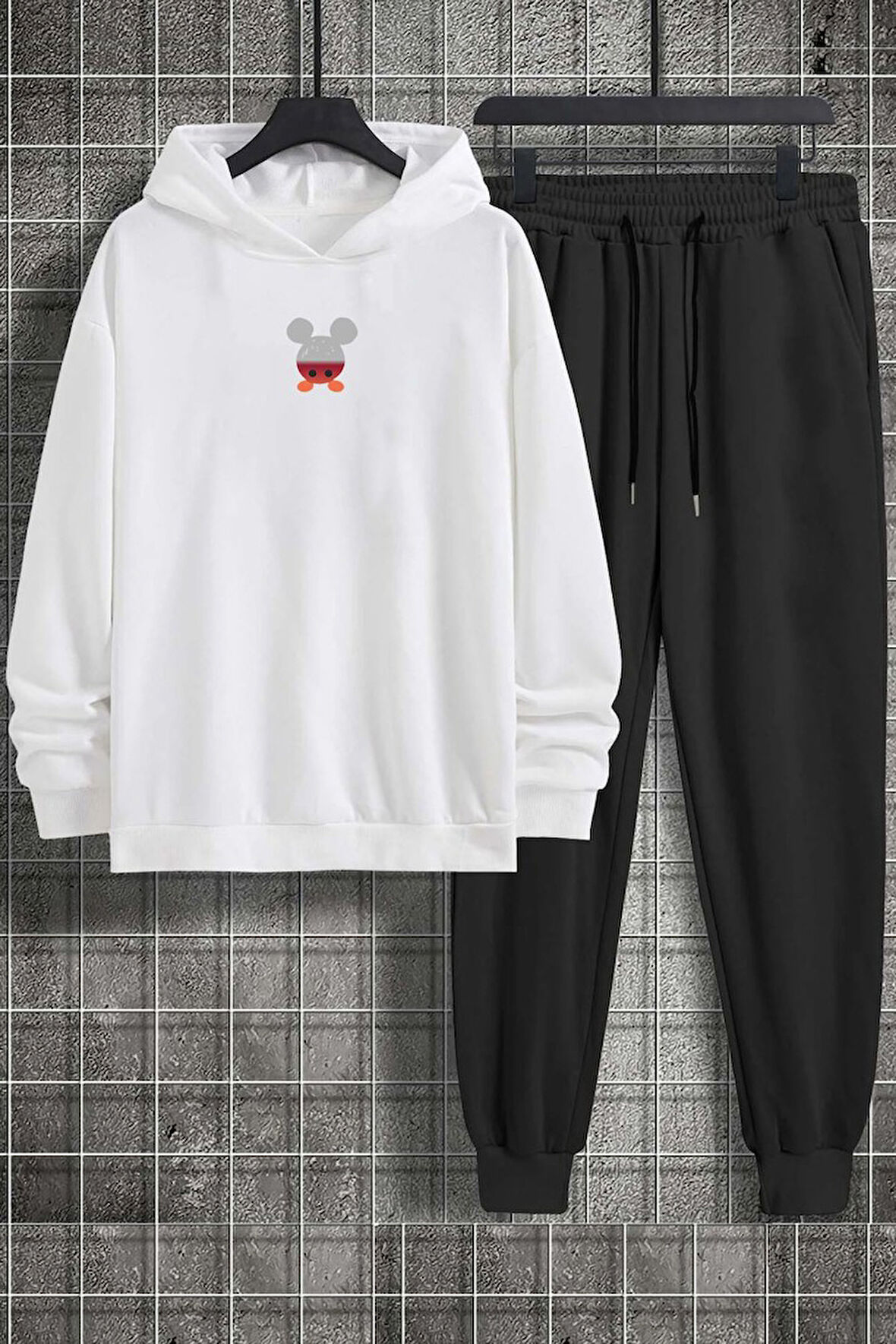 Uyguntarz Unisex Mause Baskılı Eşofman Takımı