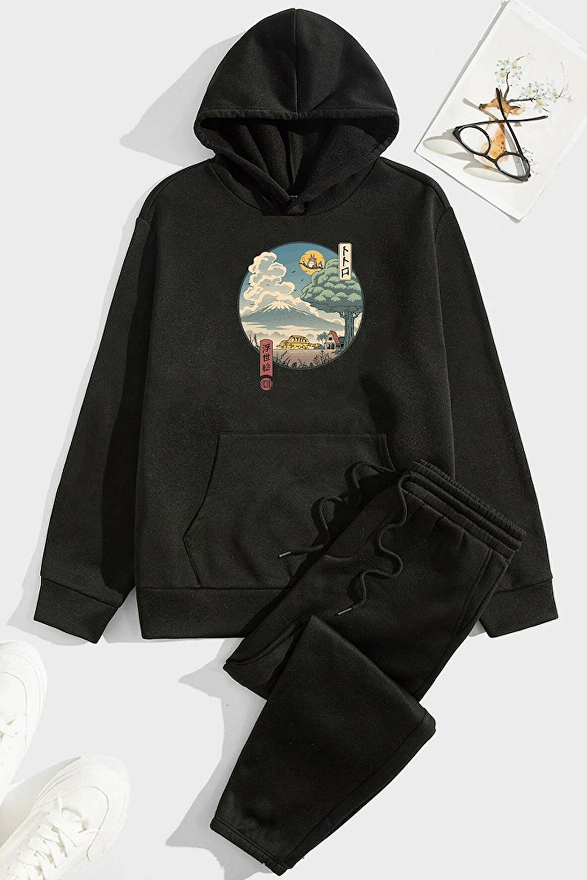 Uyguntarz Unisex Neighbor's Ukiyo e Eşofman Takımı