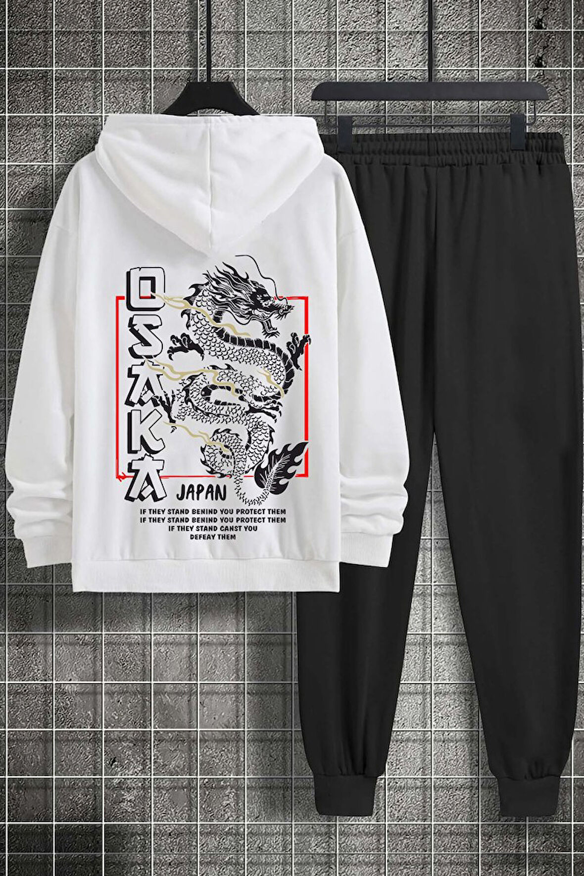 Uyguntarz Unisex Osaka Baskılı Eşofman Takımı