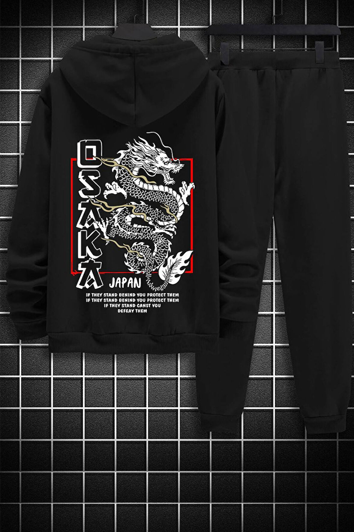 Uyguntarz Unisex Osaka Baskılı Eşofman Takımı