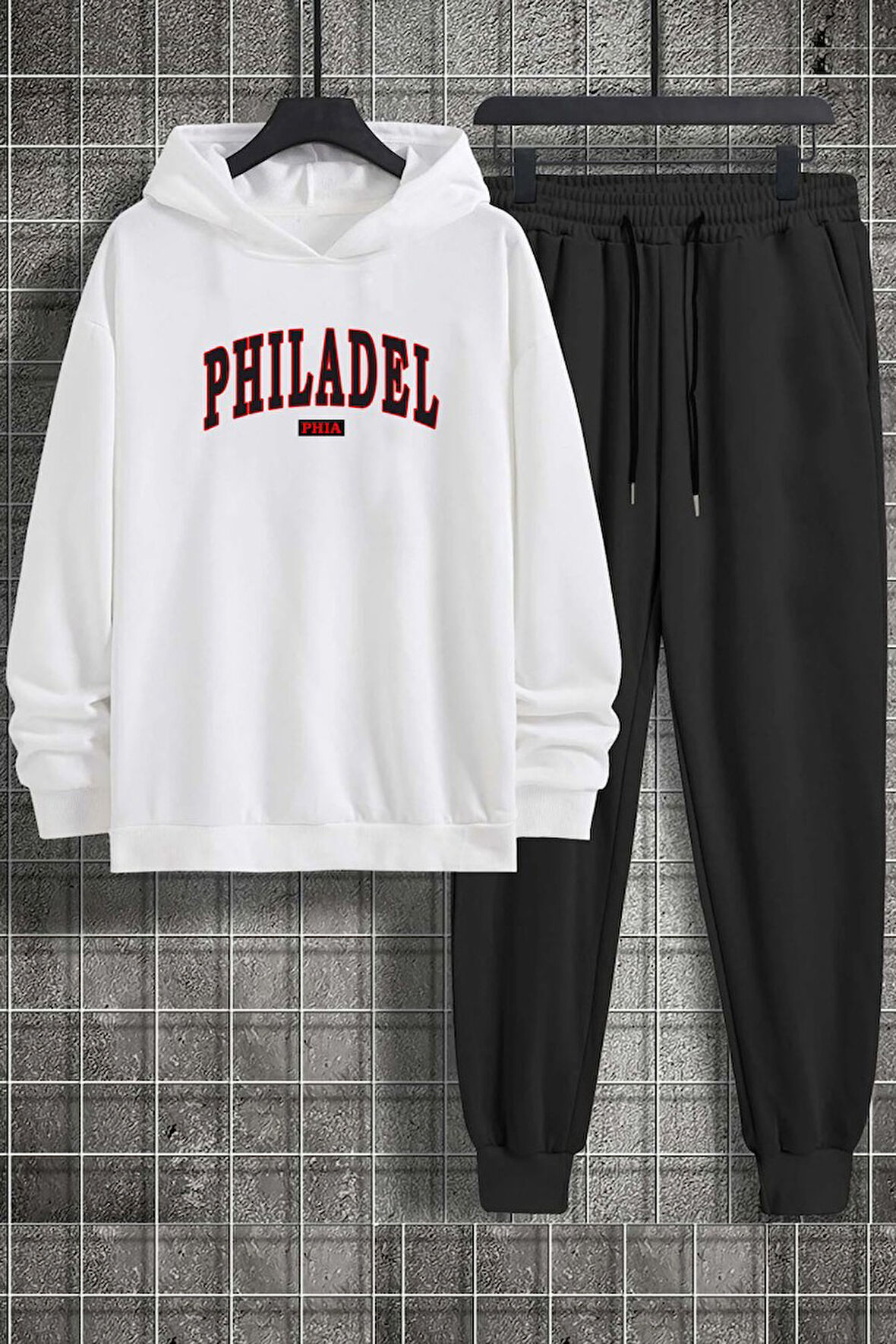 Uyguntarz Unisex Philadelphia Baskılı Eşofman Takımı