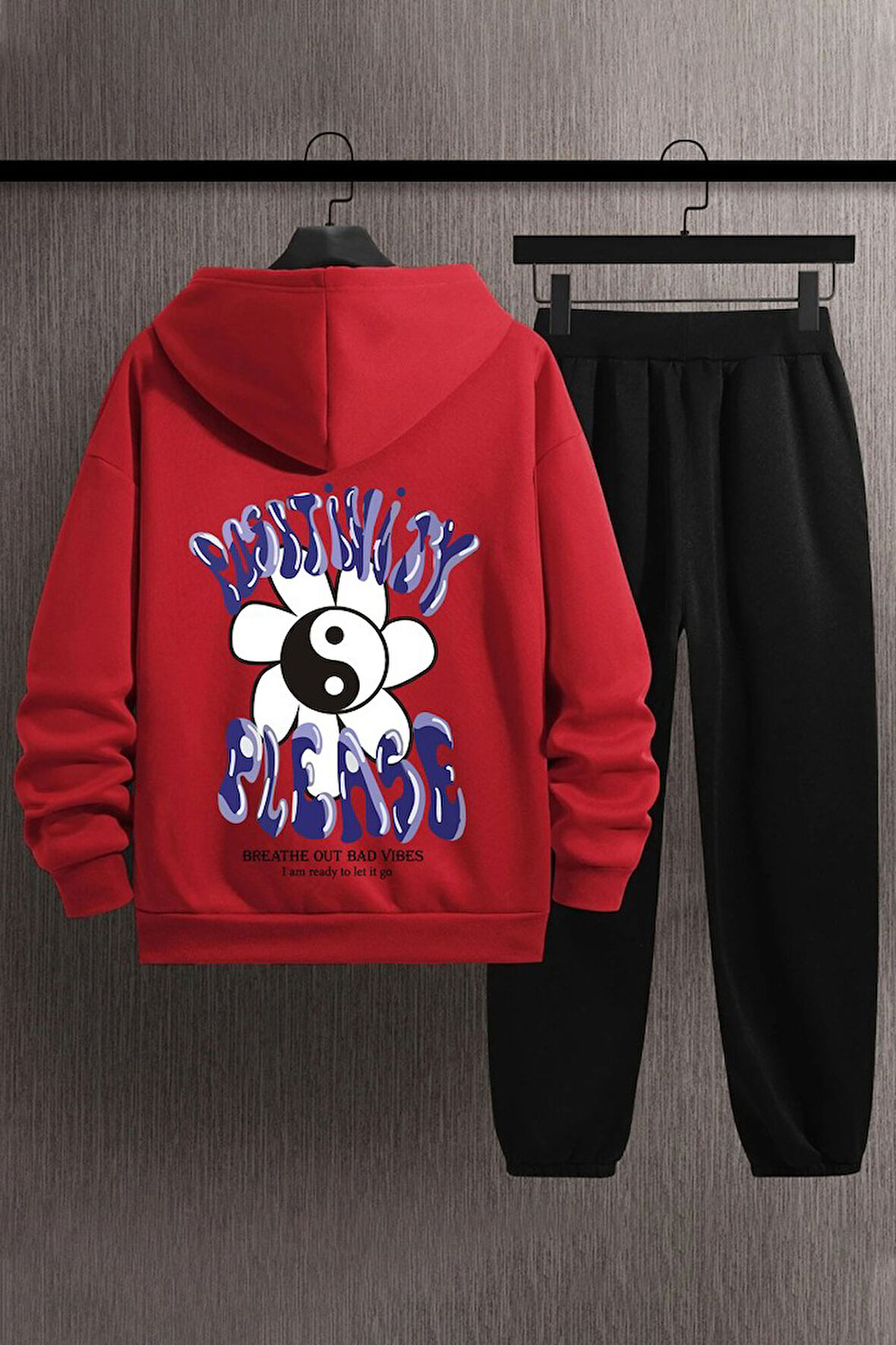 Uyguntarz Unisex Positivity Baskılı Eşofman Takımı