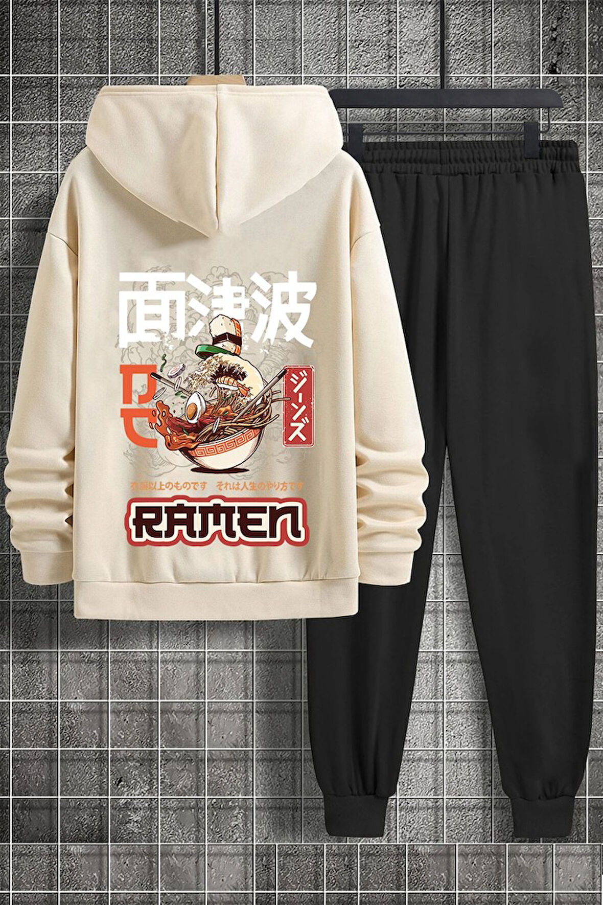 Uyguntarz Unisex Ramen Baskılı Eşofman Takımı