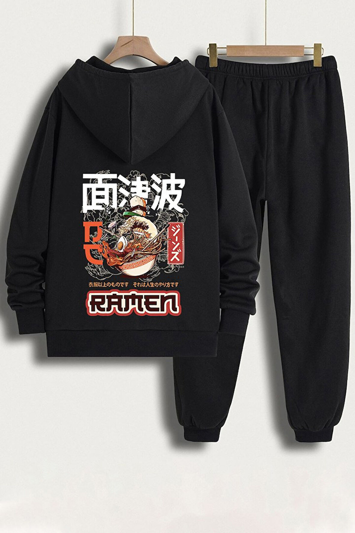 Unisex Ramen Baskılı Eşofman Takımı