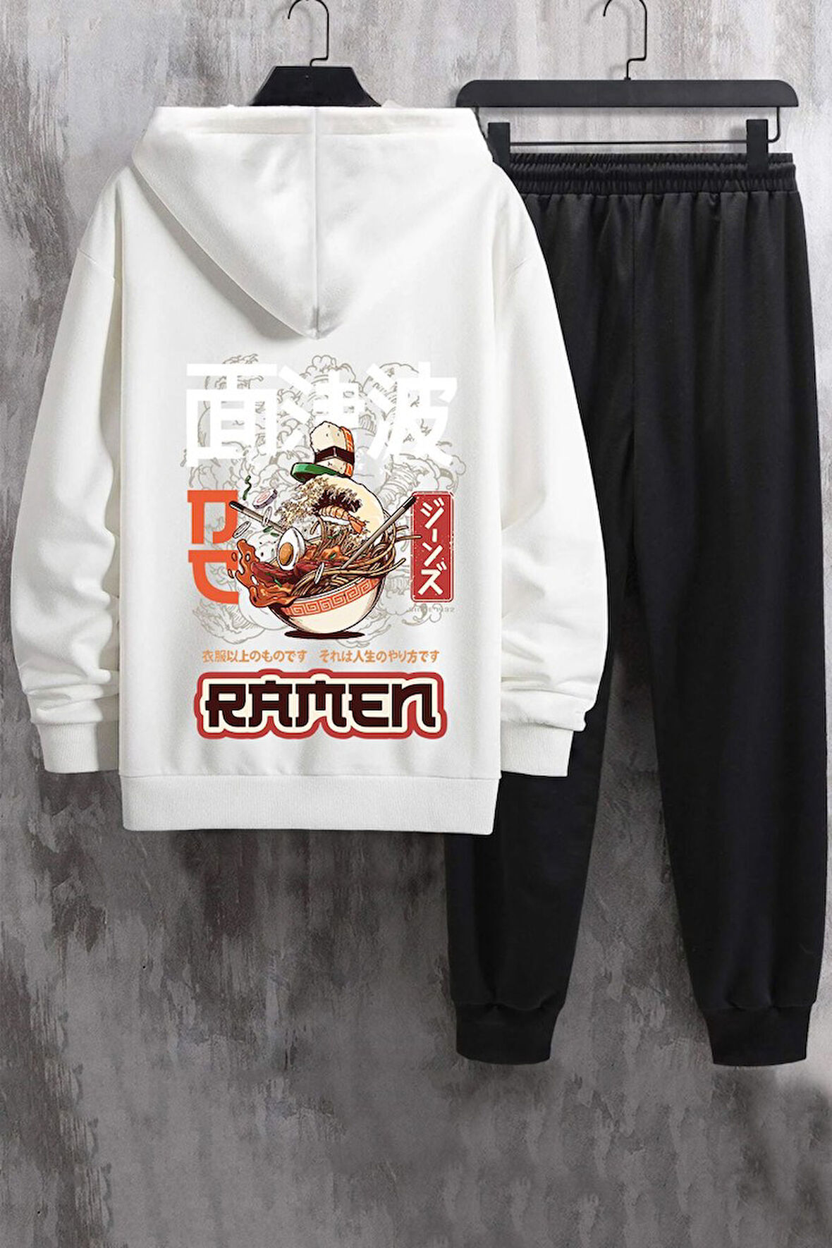 Unisex Ramen Baskılı Eşofman Takımı