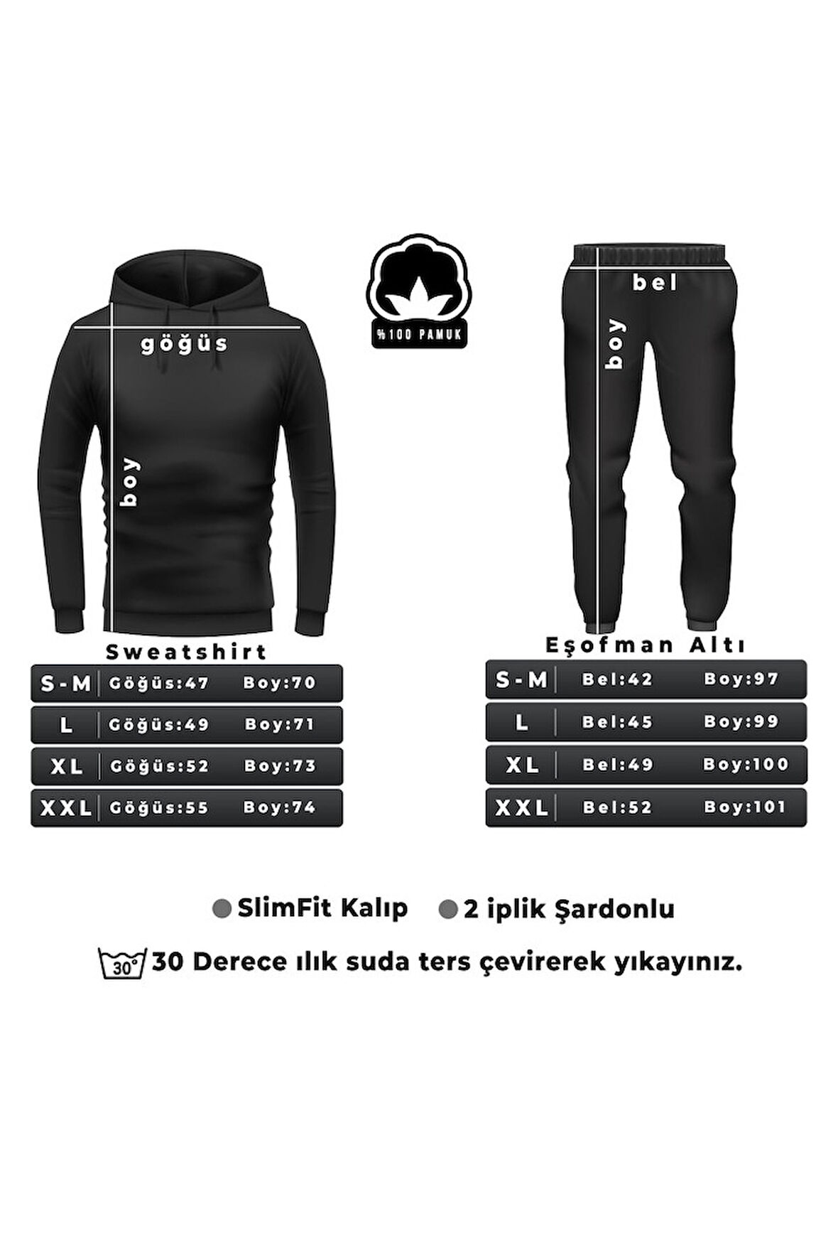 Uyguntarz Unisex Evren Temalı Baskılı Eşofman Takımı
