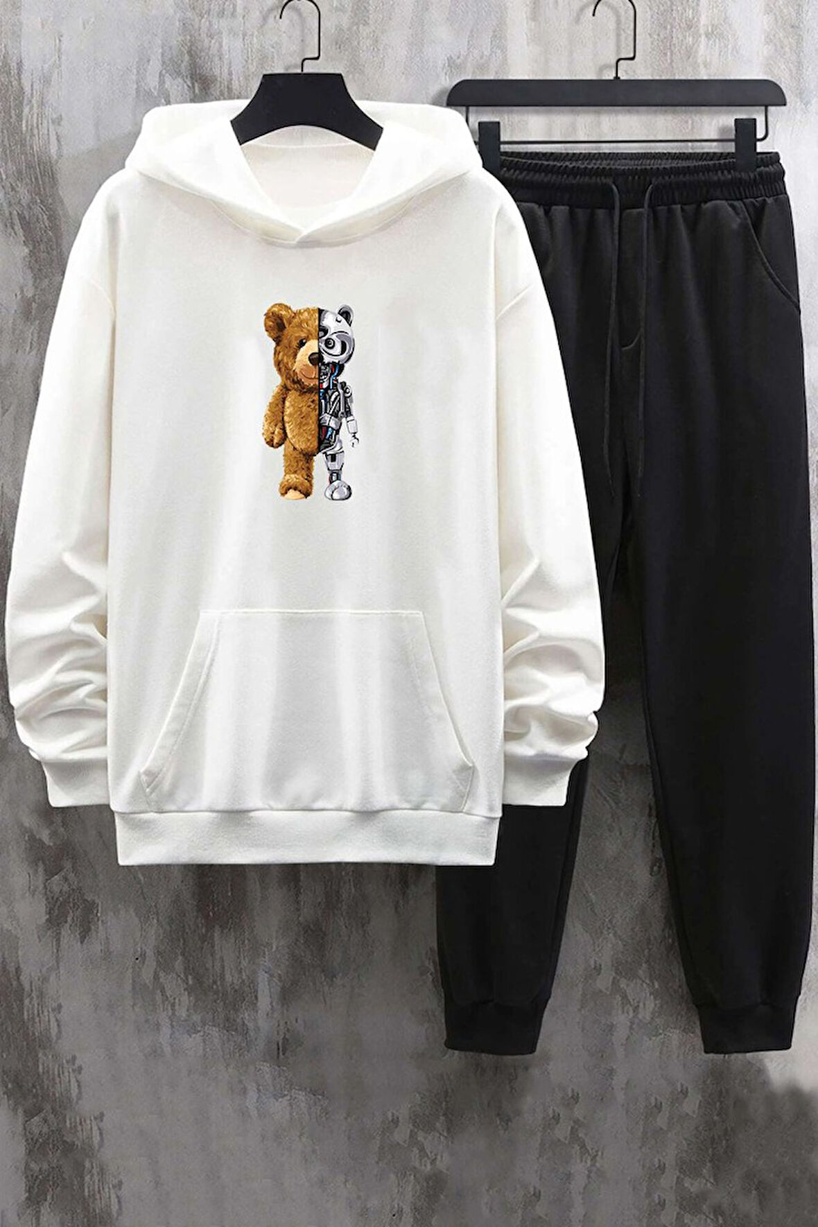 Uyguntarz Unisex Boys Bear Eşofman Takımı