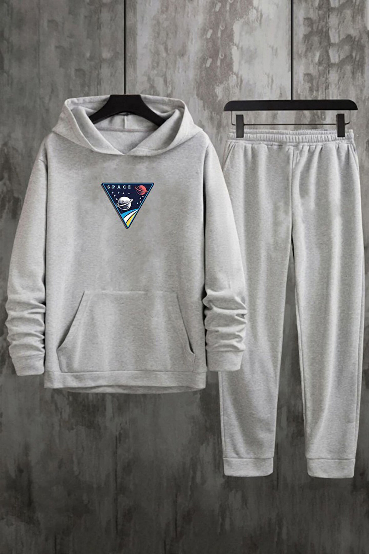 Uyguntarz Unisex Space Baskılı Eşofman Takımı