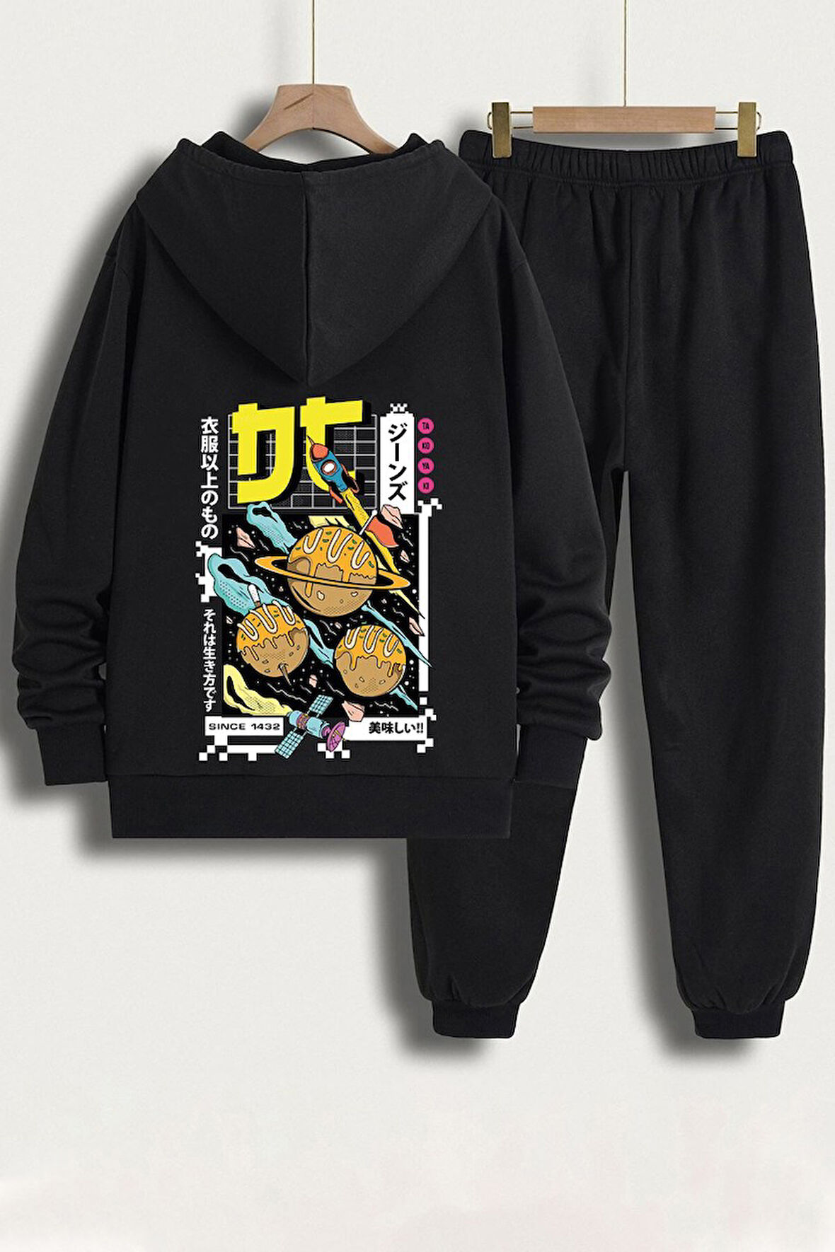 Uyguntarz Unisex Tokoyaki Baskılı Eşofman Takımı