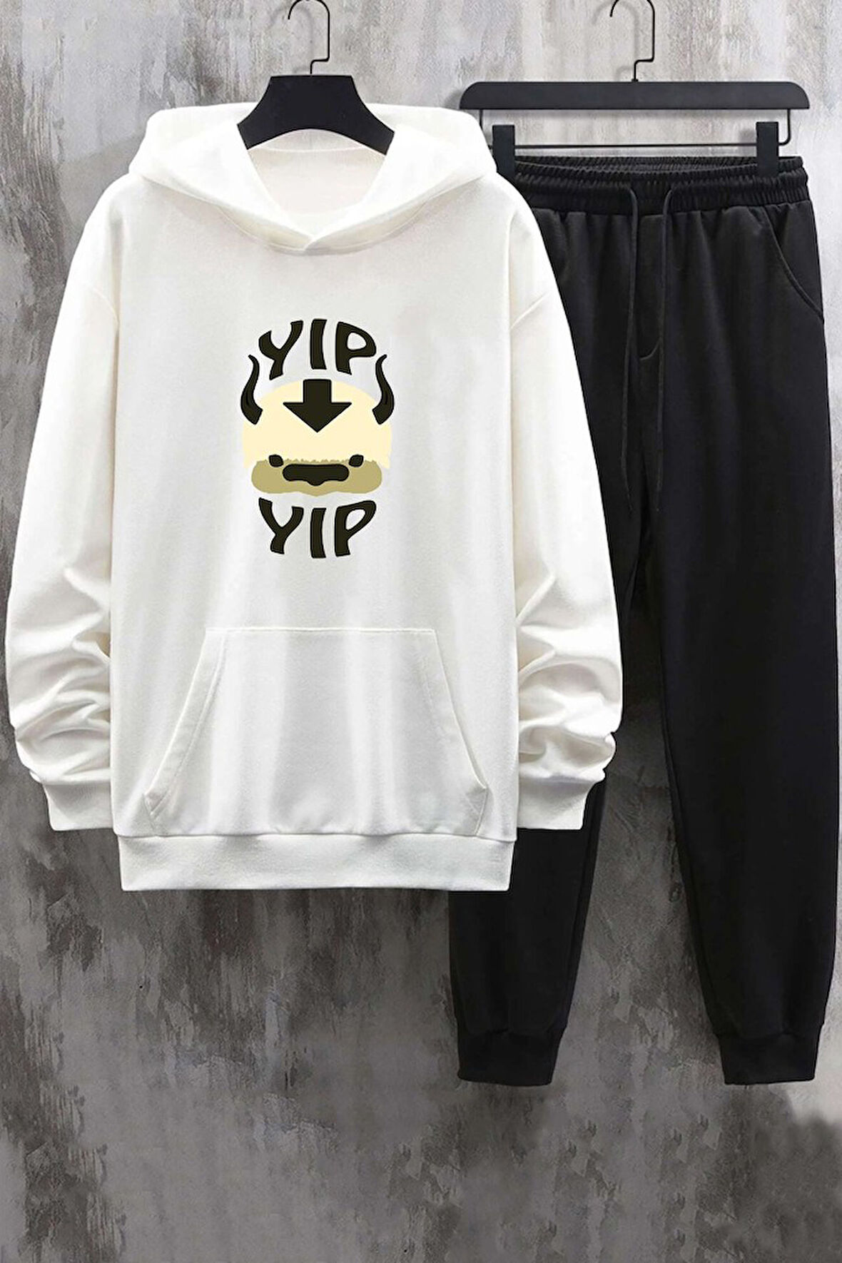 Uyguntarz Unisex YipYip Baskılı Eşofman Takımı