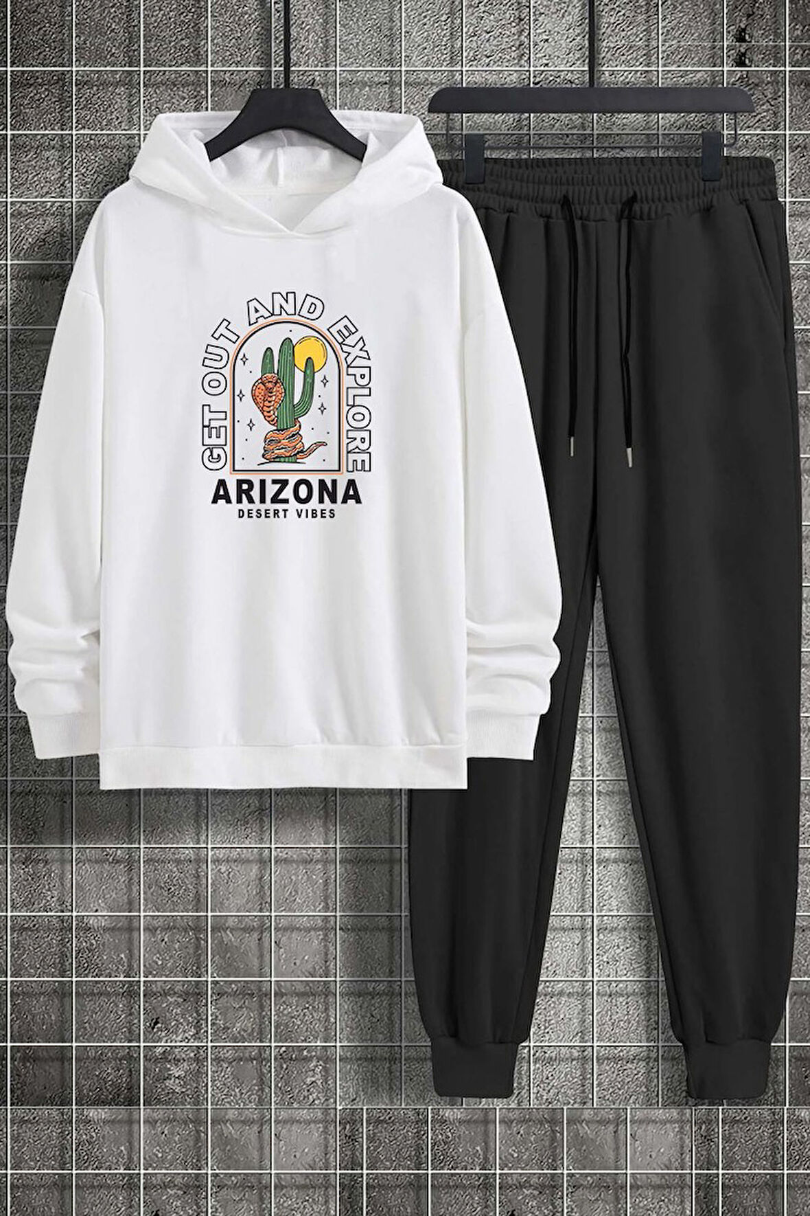 Uyguntarz Unisex Arizona Baskılı Eşofman Takımı