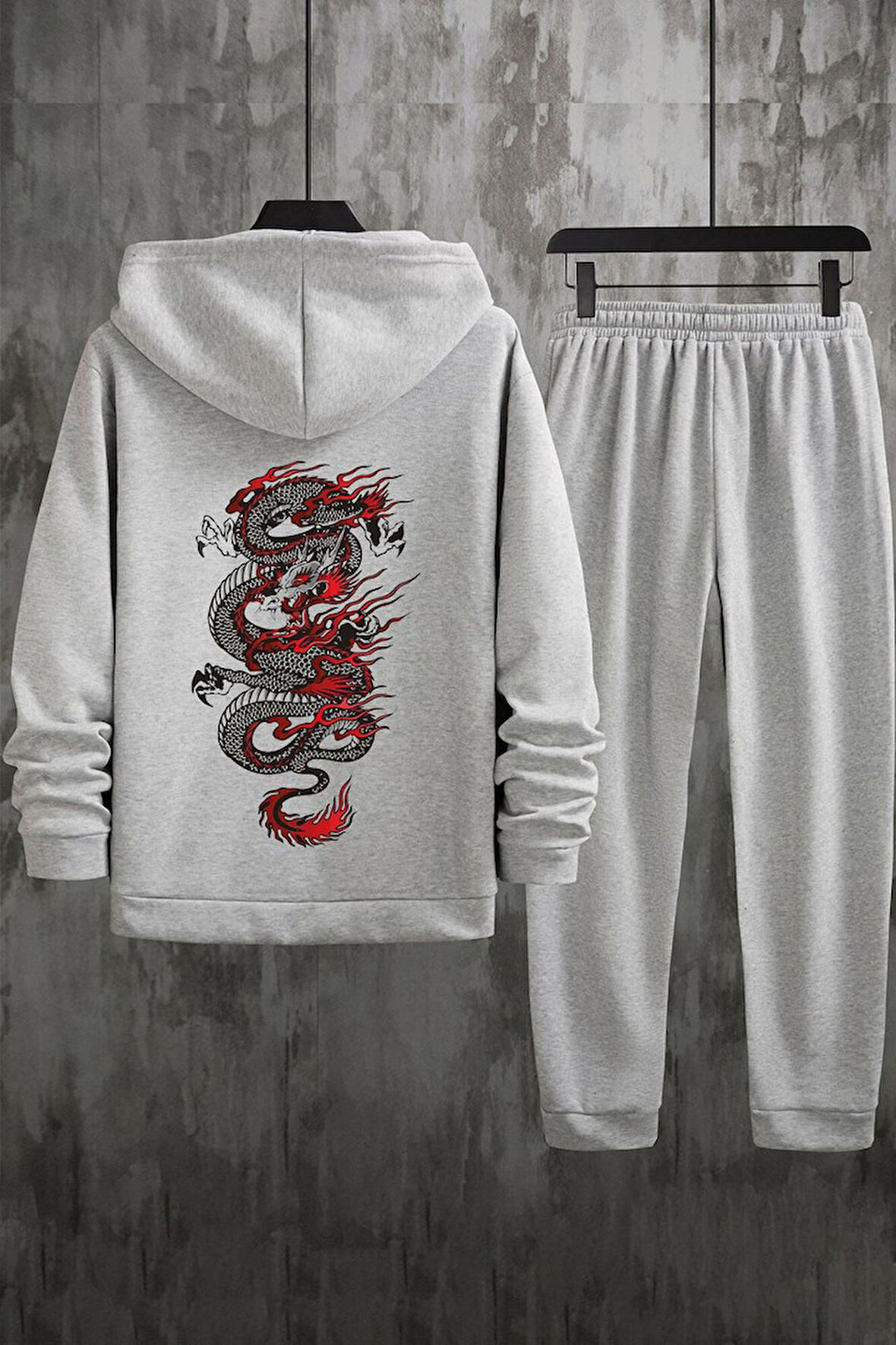 Uyguntarz Unisex Chinesebox Baskılı Eşofman Takımı