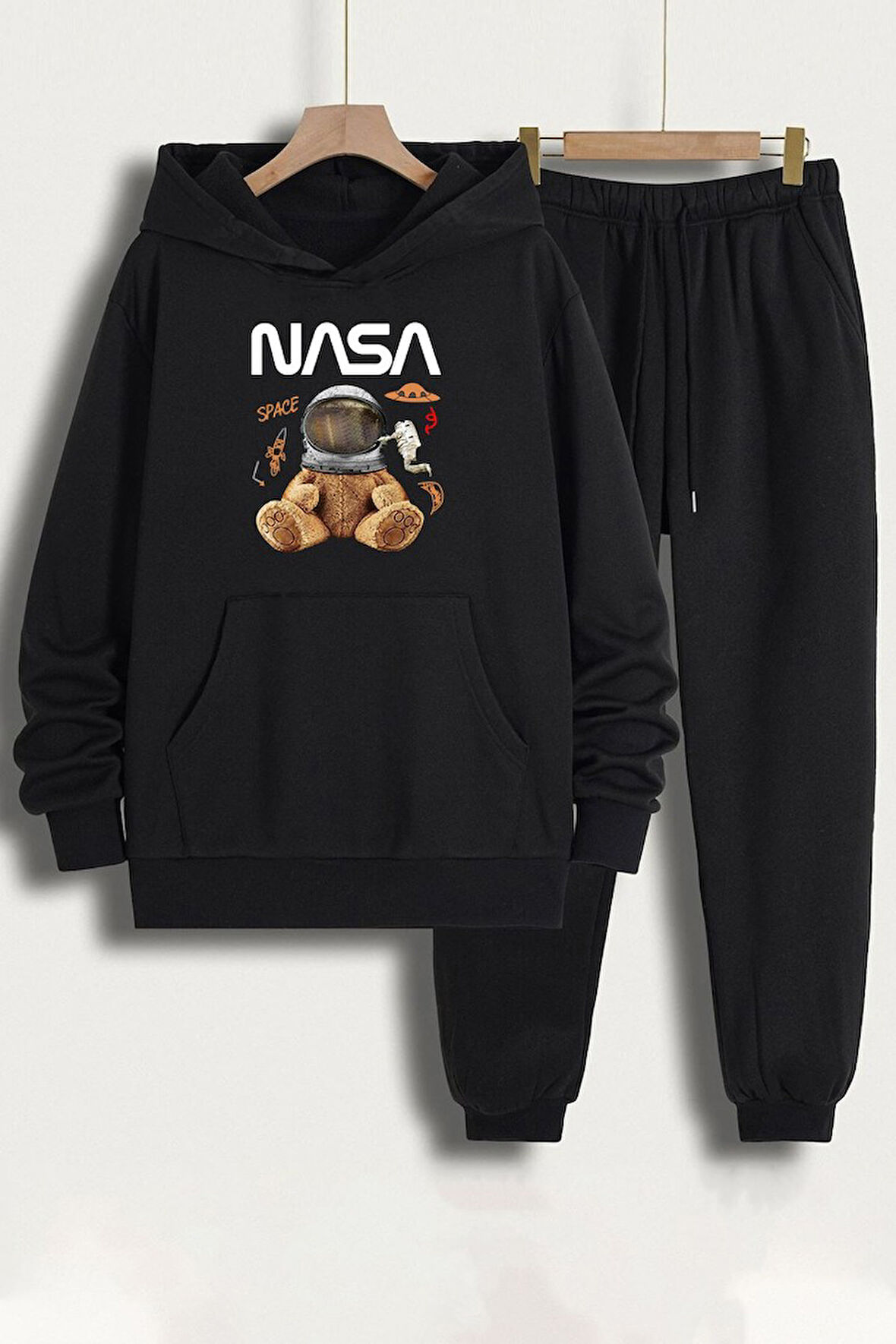 Uyguntarz Unisex Nasabear Baskılı Eşofman Takımı