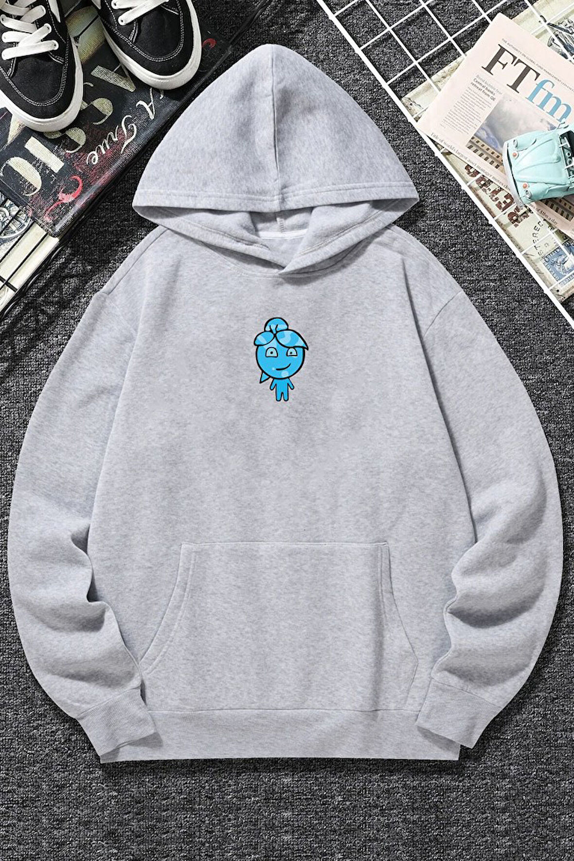 Uyguntarz Unisex Su Avatar Baskılı Sweatshirt