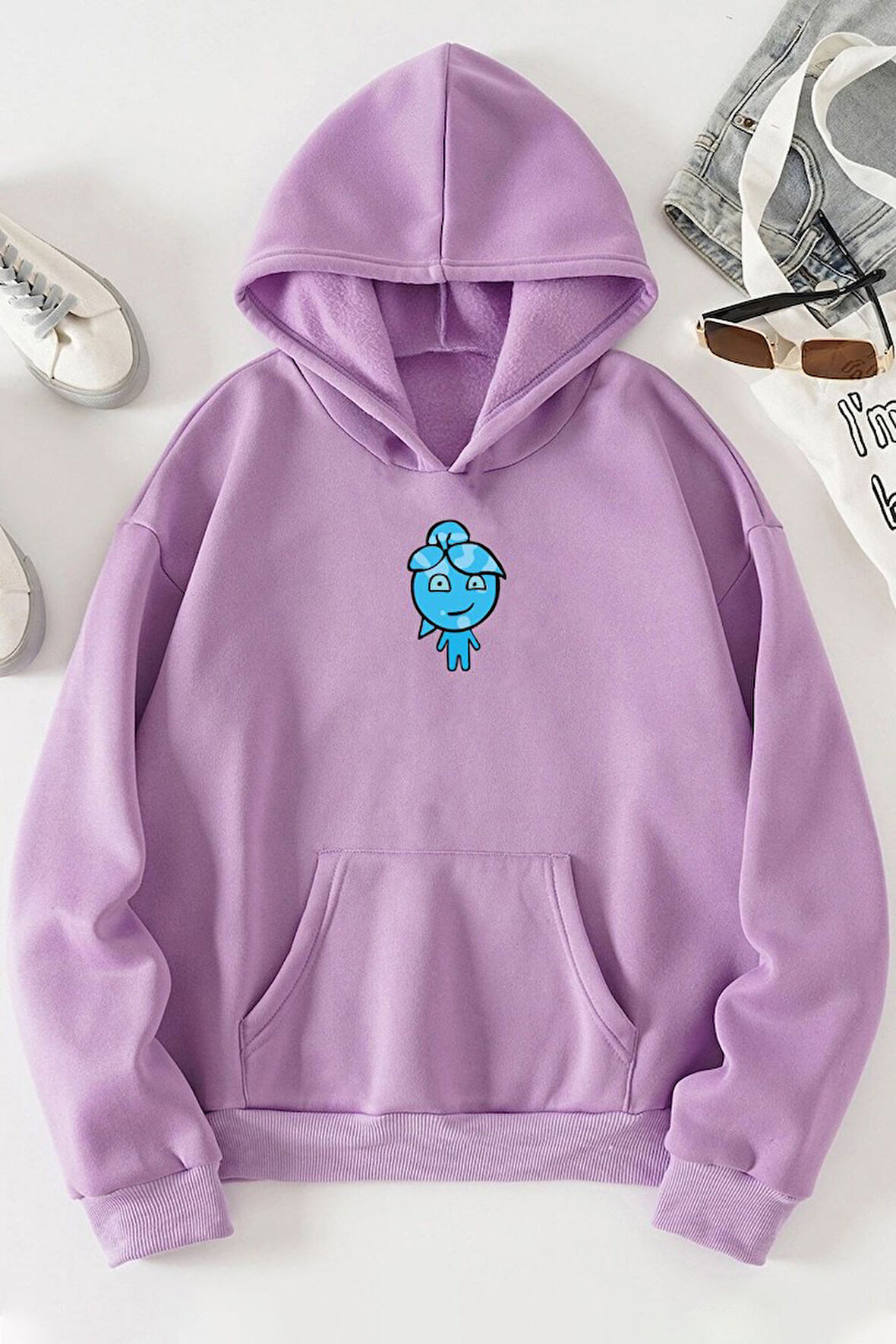 Uyguntarz Unisex Su Avatar Baskılı Sweatshirt