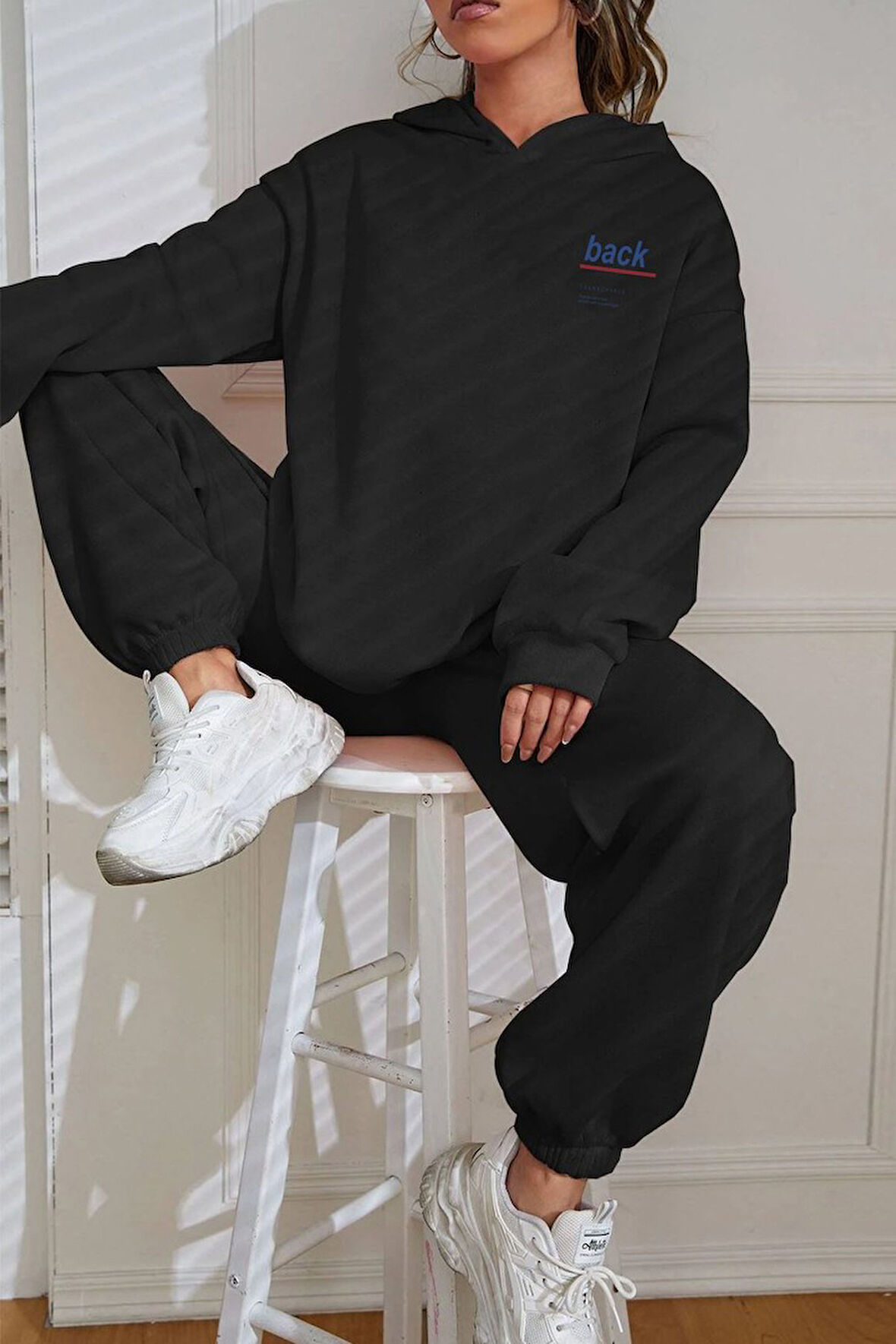 Uyguntarz Unisex Back Sırt Baskılı Eşofman Takımı