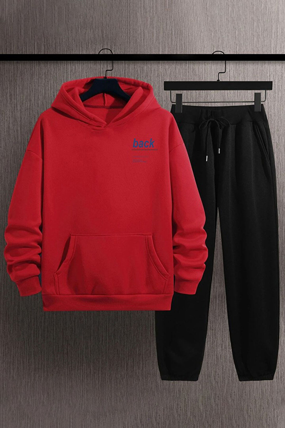 Uyguntarz Unisex Back Sırt Baskılı Eşofman Takımı