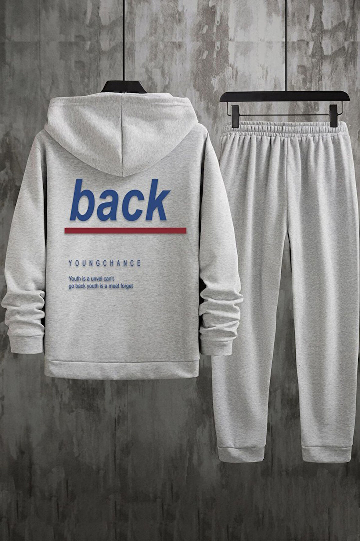 Uyguntarz Unisex Back Sırt Baskılı Eşofman Takımı
