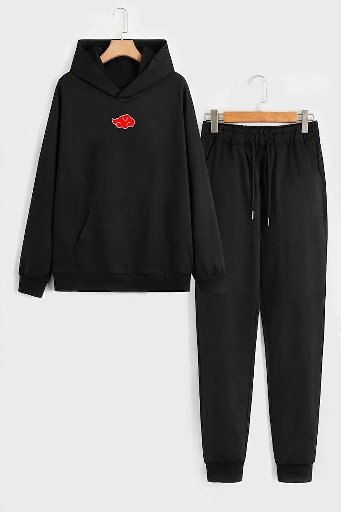 Uyguntarz Unisex Ninja Akatsuki Baskılı Eşofman Takımı