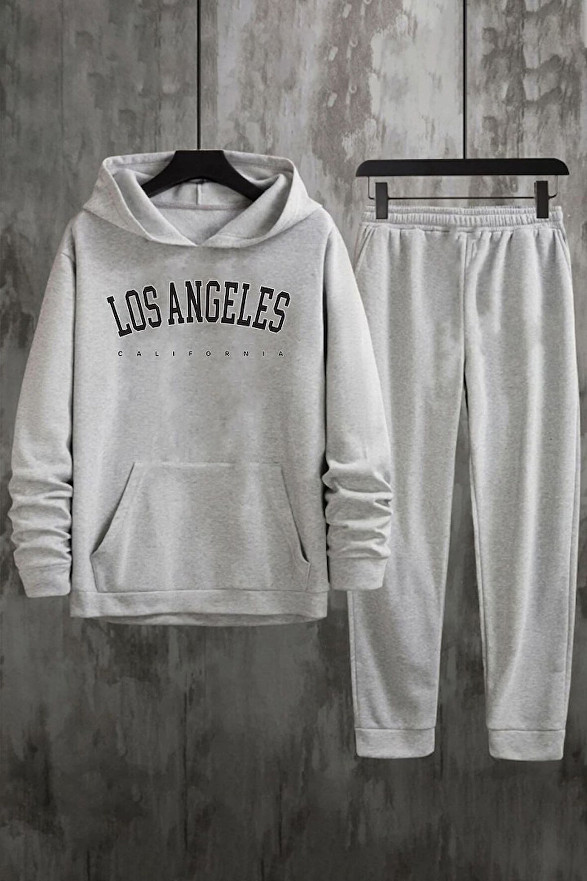 Unisex Los Angles Baskılı Eşofman Takımı