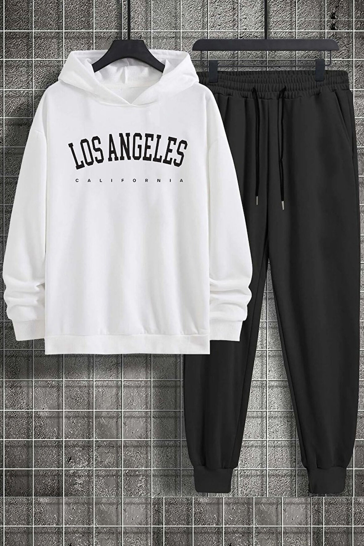 Uyguntarz Unisex Los Angles Baskılı Eşofman Takımı