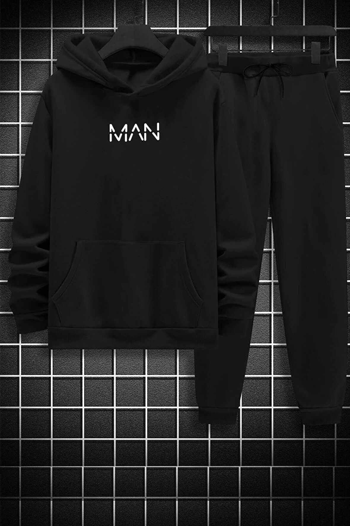 Unisex Man Baskılı Eşofman Takımı