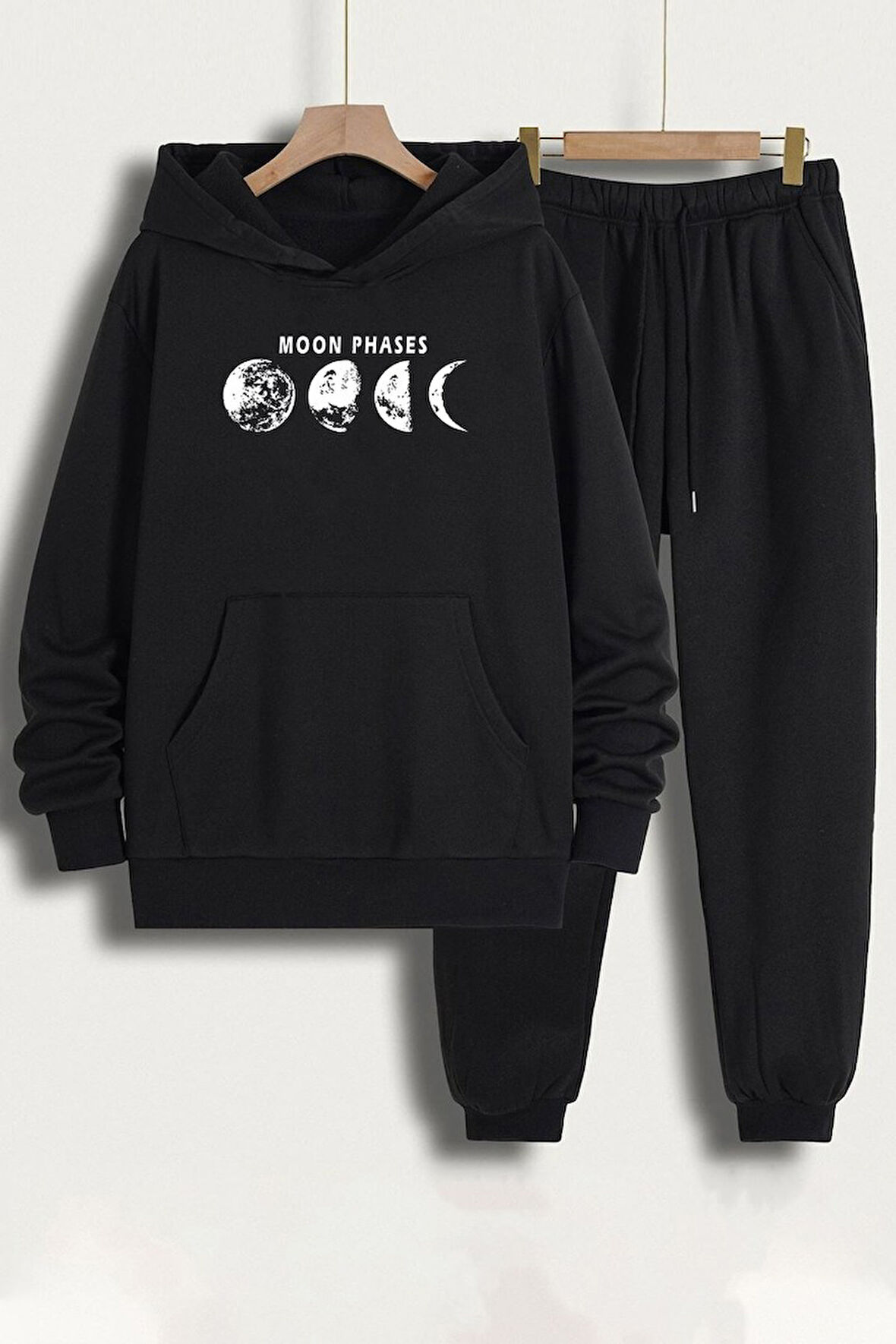 Uyguntarz Unisex Moon Phases Baskılı Eşofman Takımı