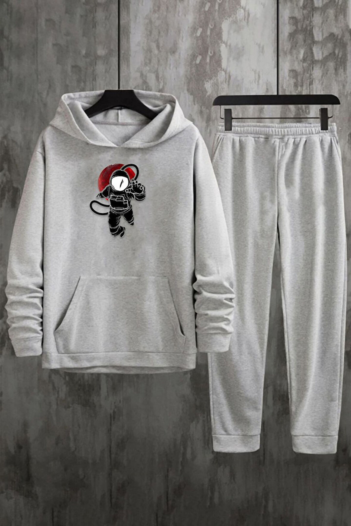 Uyguntarz Unisex Nasa Baskılı Eşofman Takımı