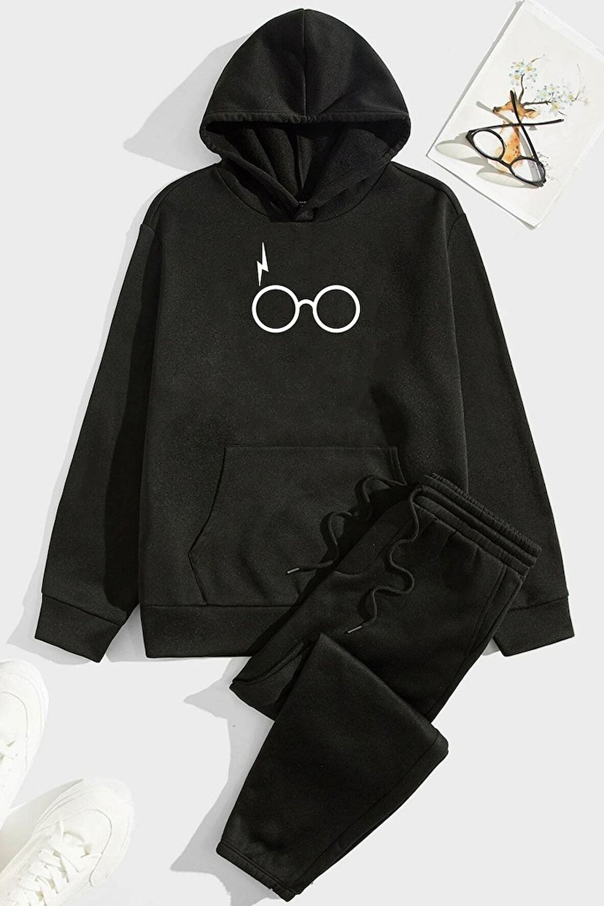 Uyguntarz Unisex Potter Baskılı Eşofman Takımı
