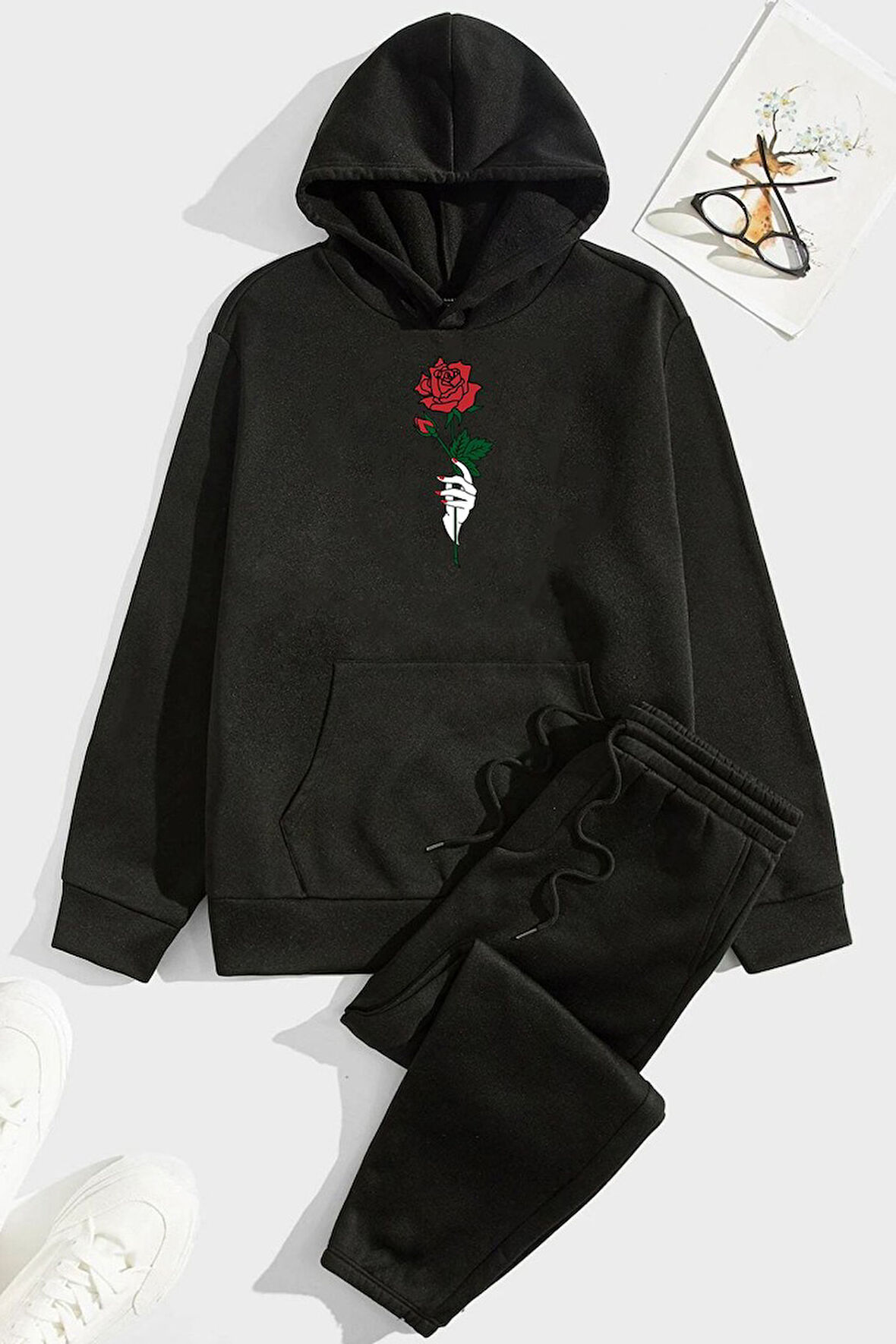 Uyguntarz Unisex Rose Eşofman Takımı