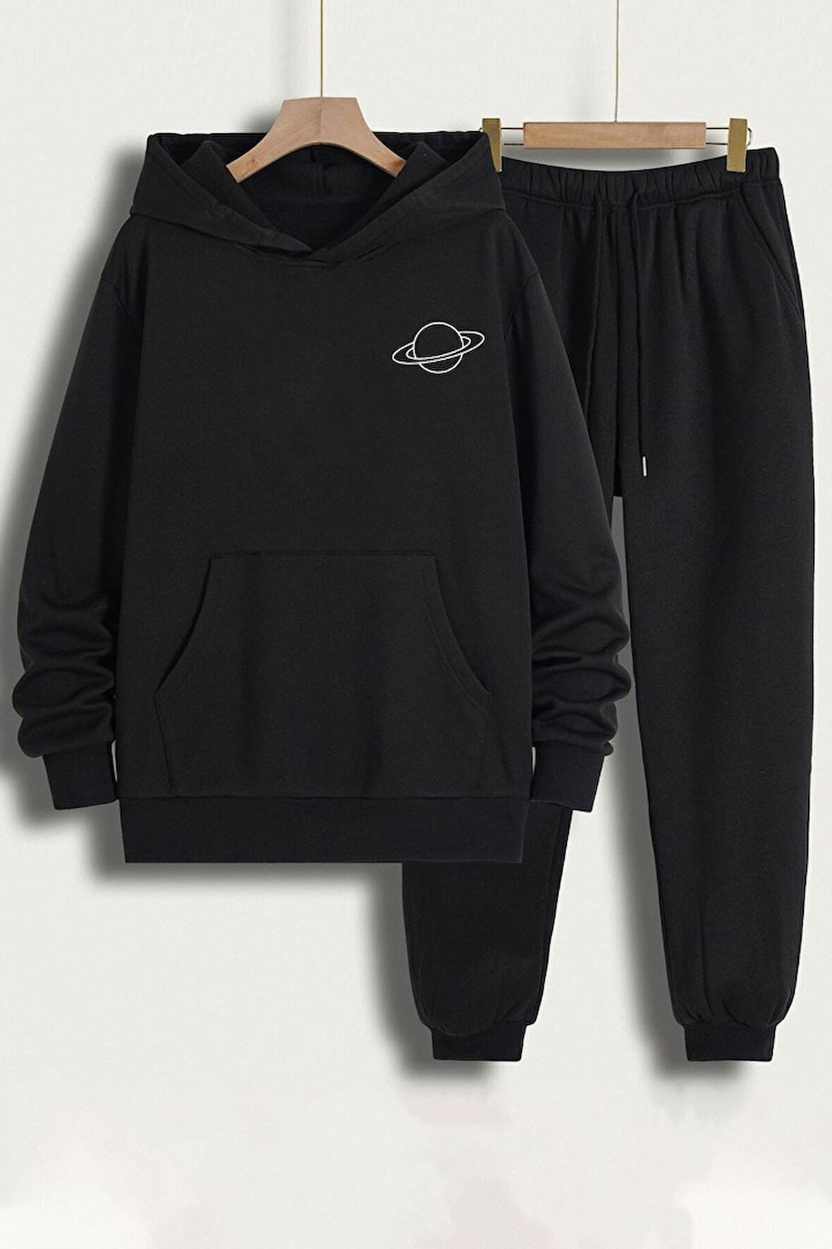 Uyguntarz Unisex Saturn Baskılı Eşofman Takımı