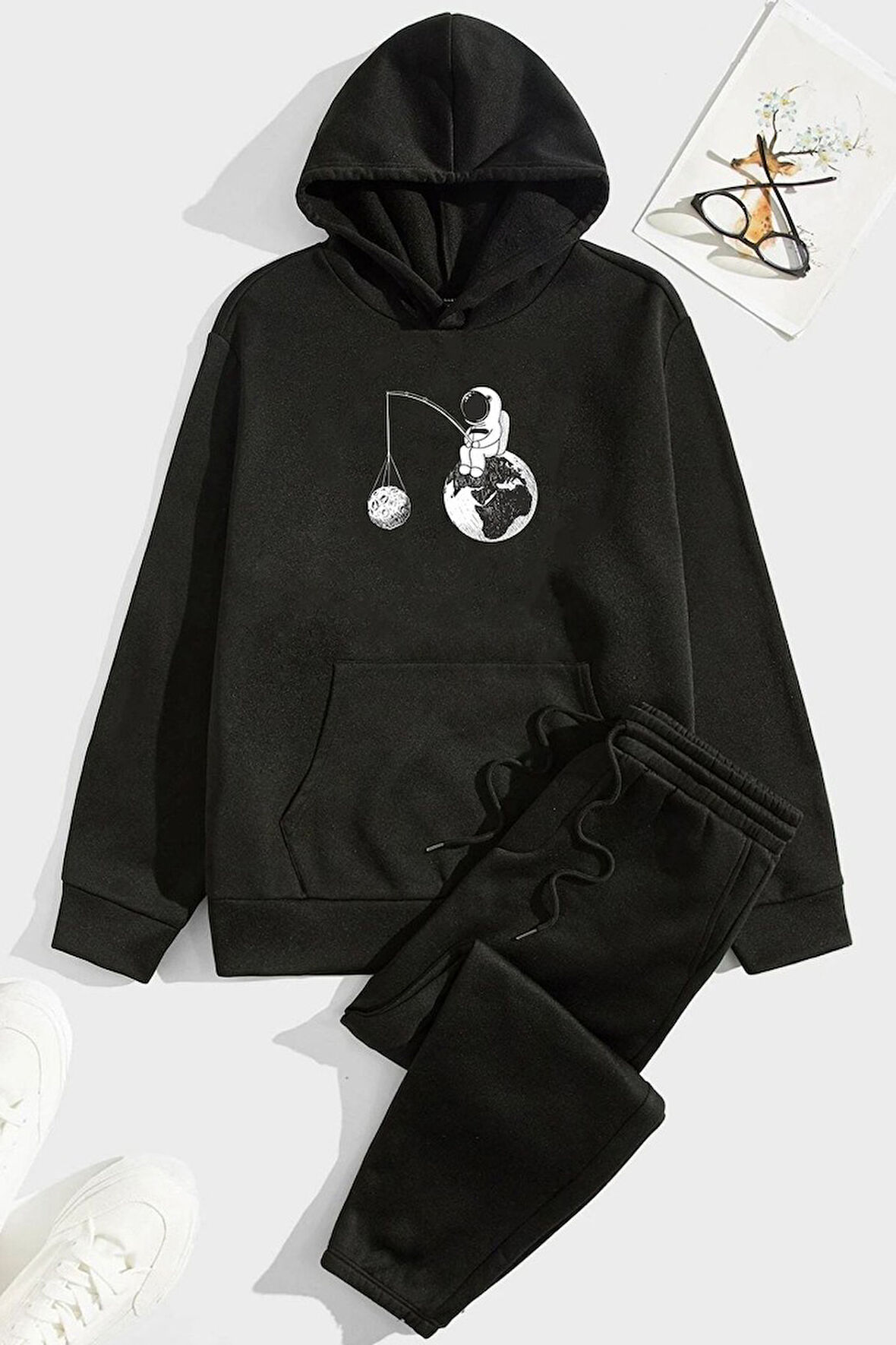 Uyguntarz Unisex Uzay Temalı Eşofman Takımı