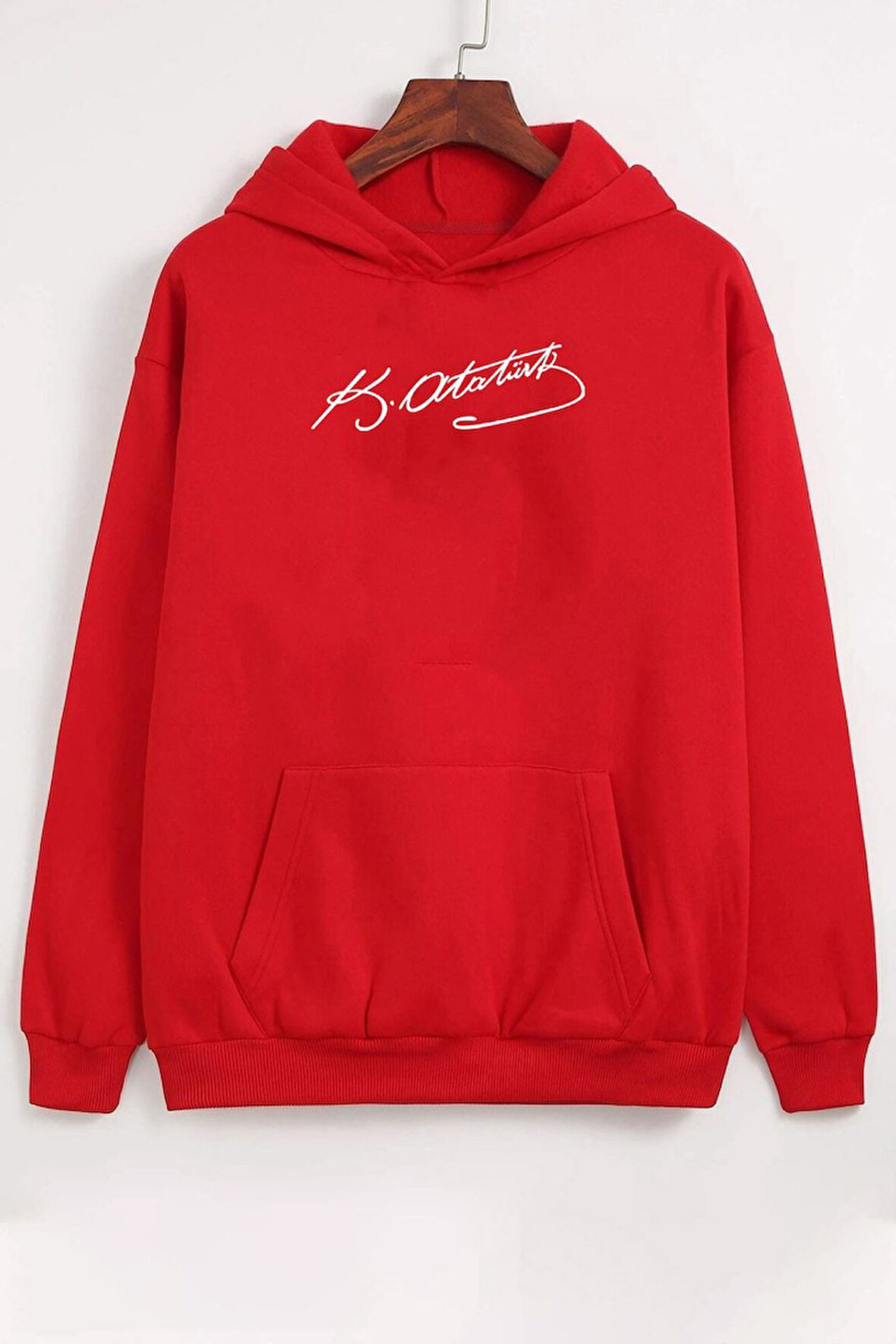 Uyguntarz Unisex K.Atatürk imza Baskılı Sweatshirt