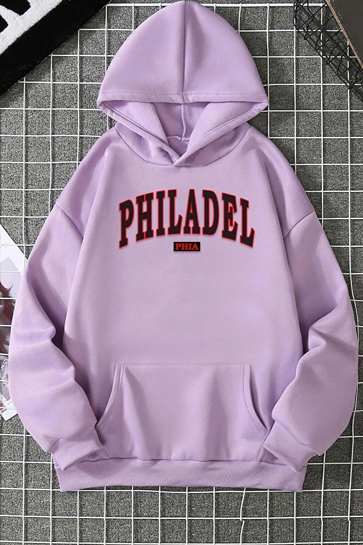 Unisex Philadelphia Baskılı Sweatshirt