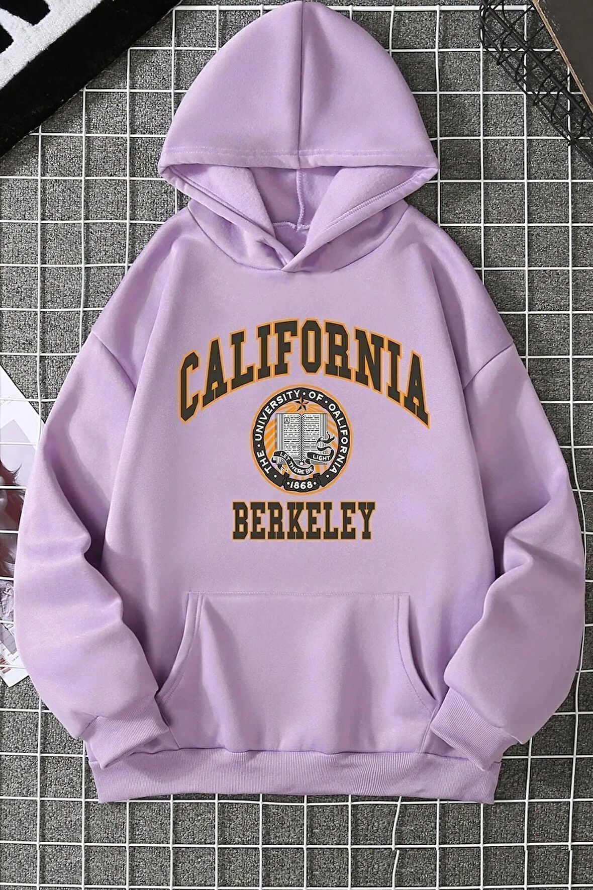 Unisex California Baskılı Sweatshirt