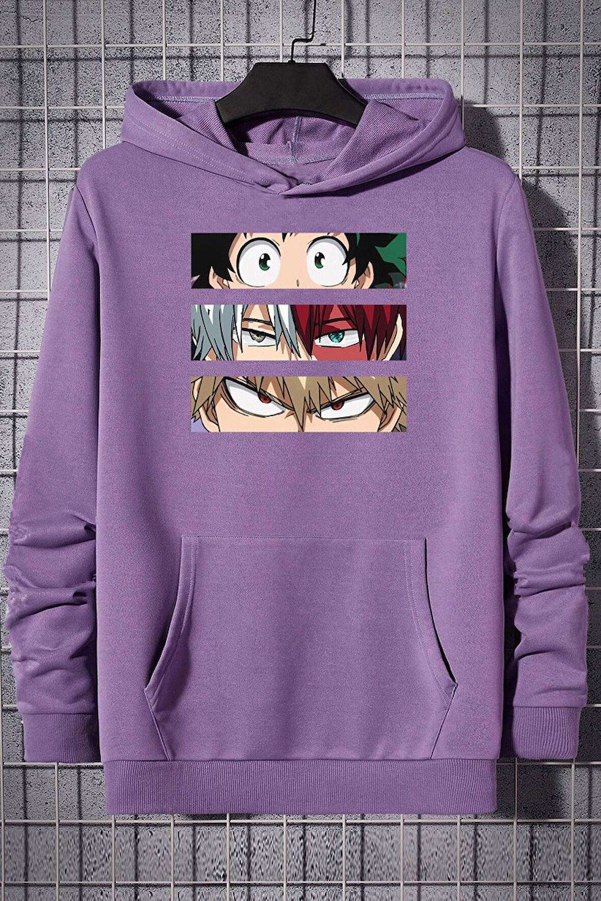 Uyguntarz Unisex Makima Hugging Denji Baskılı Sweatshirt