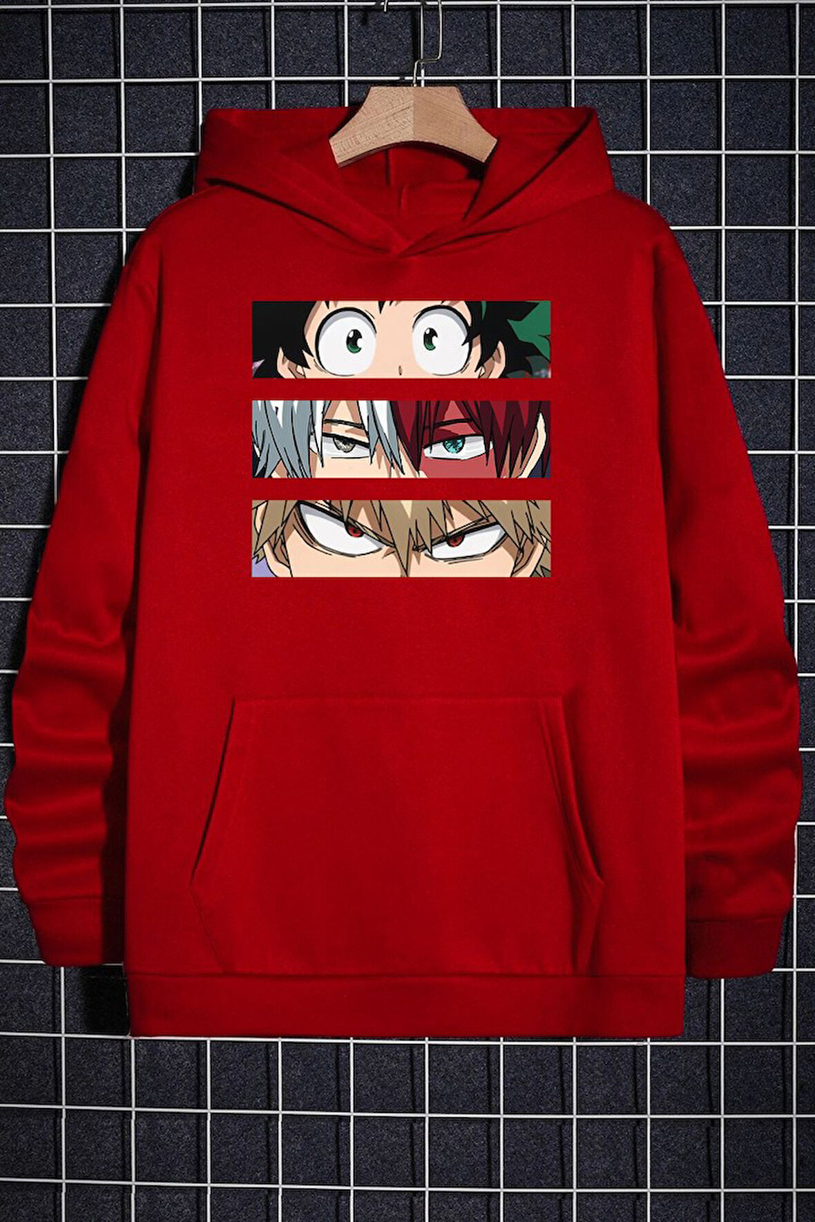 Uyguntarz Unisex Makima Hugging Denji Baskılı Sweatshirt