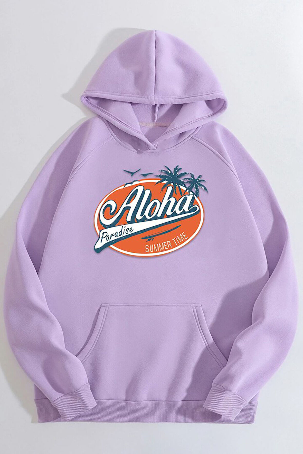 Uyguntarz Unisex Aloha Baskılı Sweatshirt