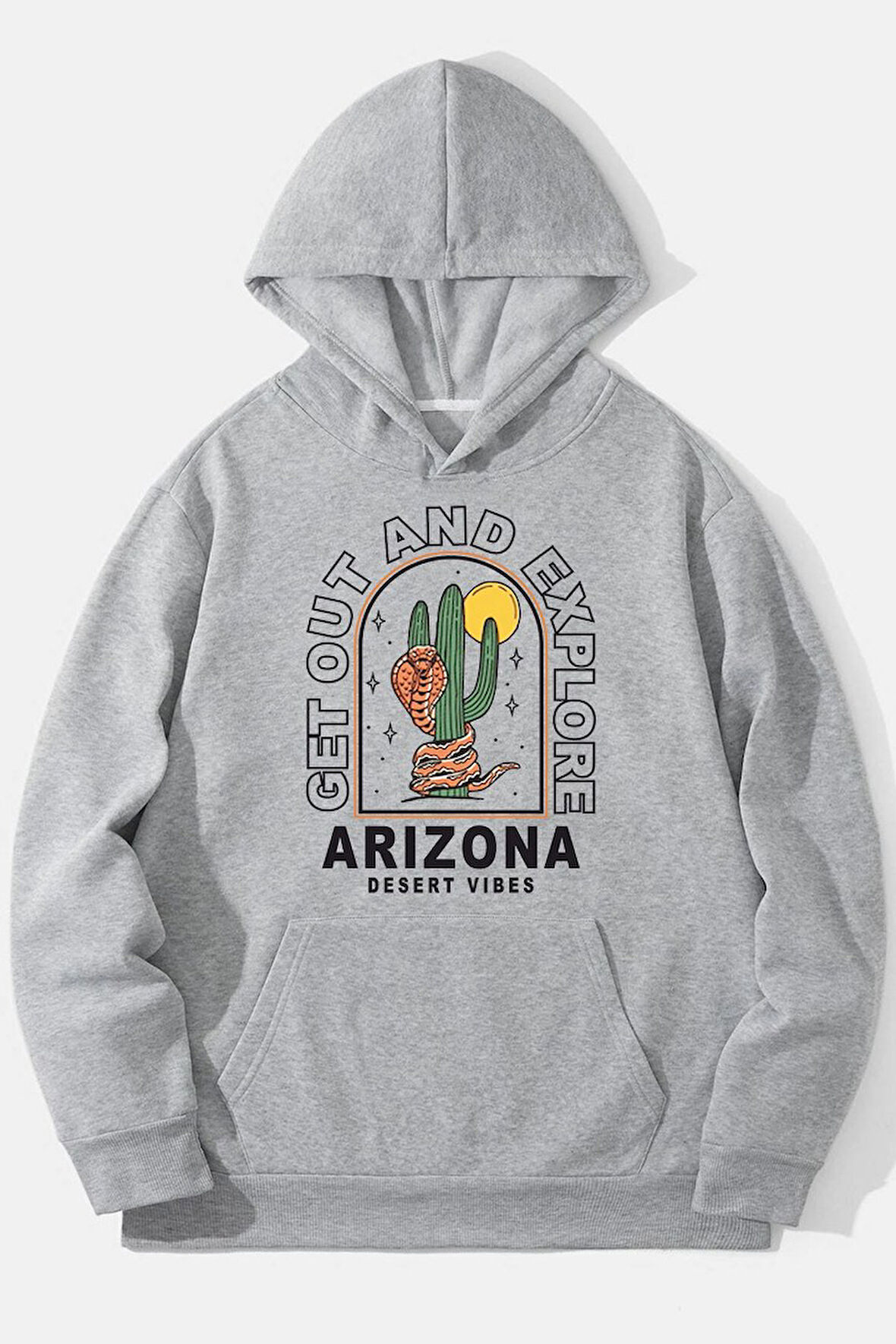 Uyguntarz Unisex Arizona Baskılı Sweatshirt