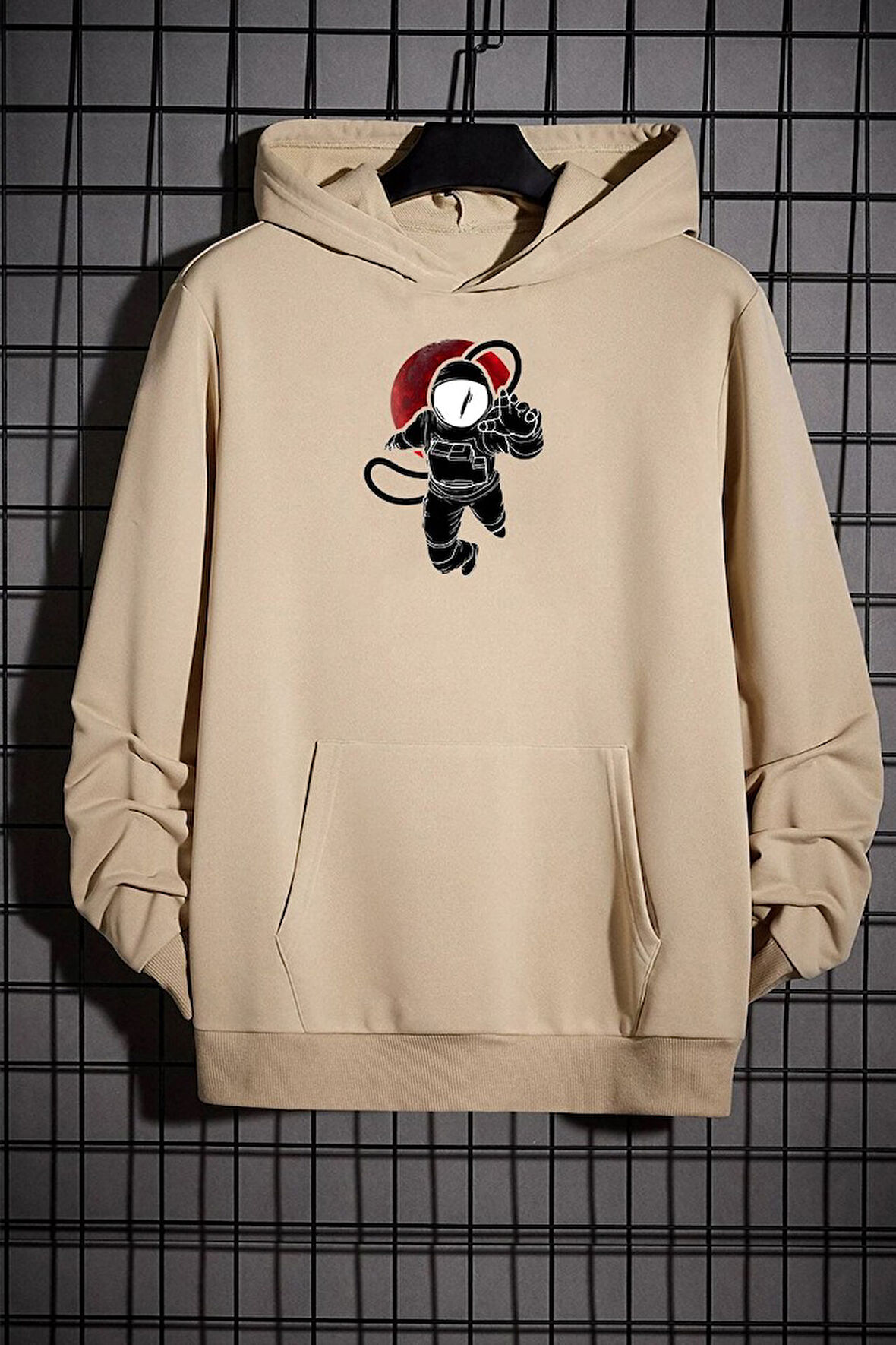 Uyguntarz Unisex Astronot Baskılı Sweatshirt
